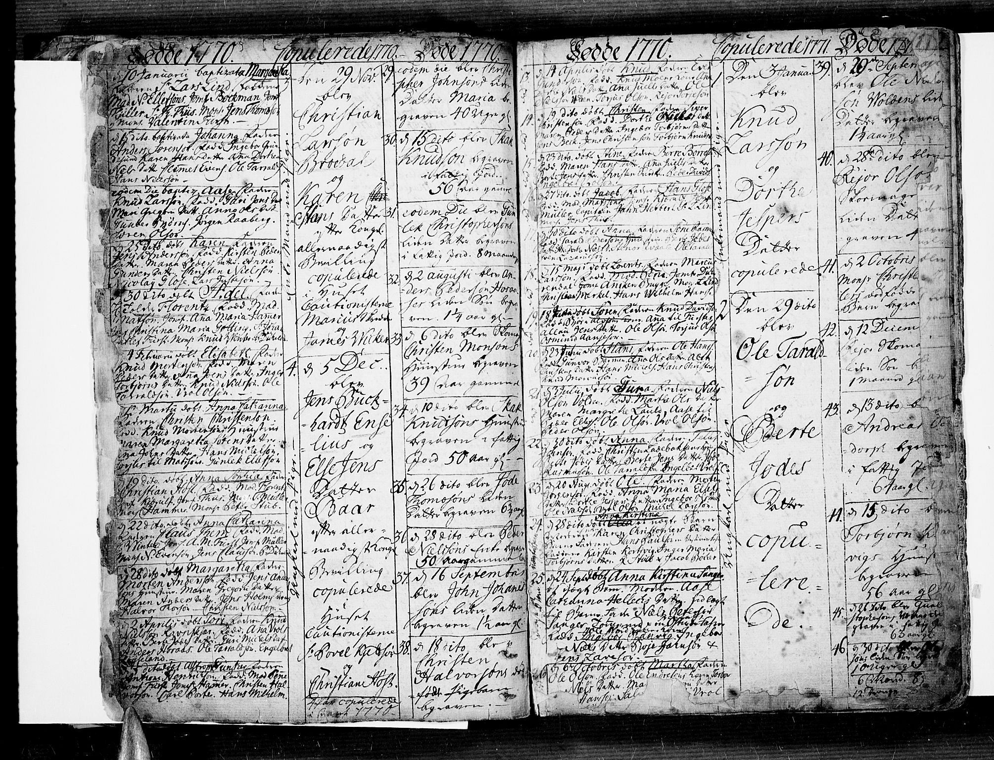 Risør sokneprestkontor, SAK/1111-0035/F/Fb/L0002: Parish register (copy) no. B 2, 1747-1812, p. 61