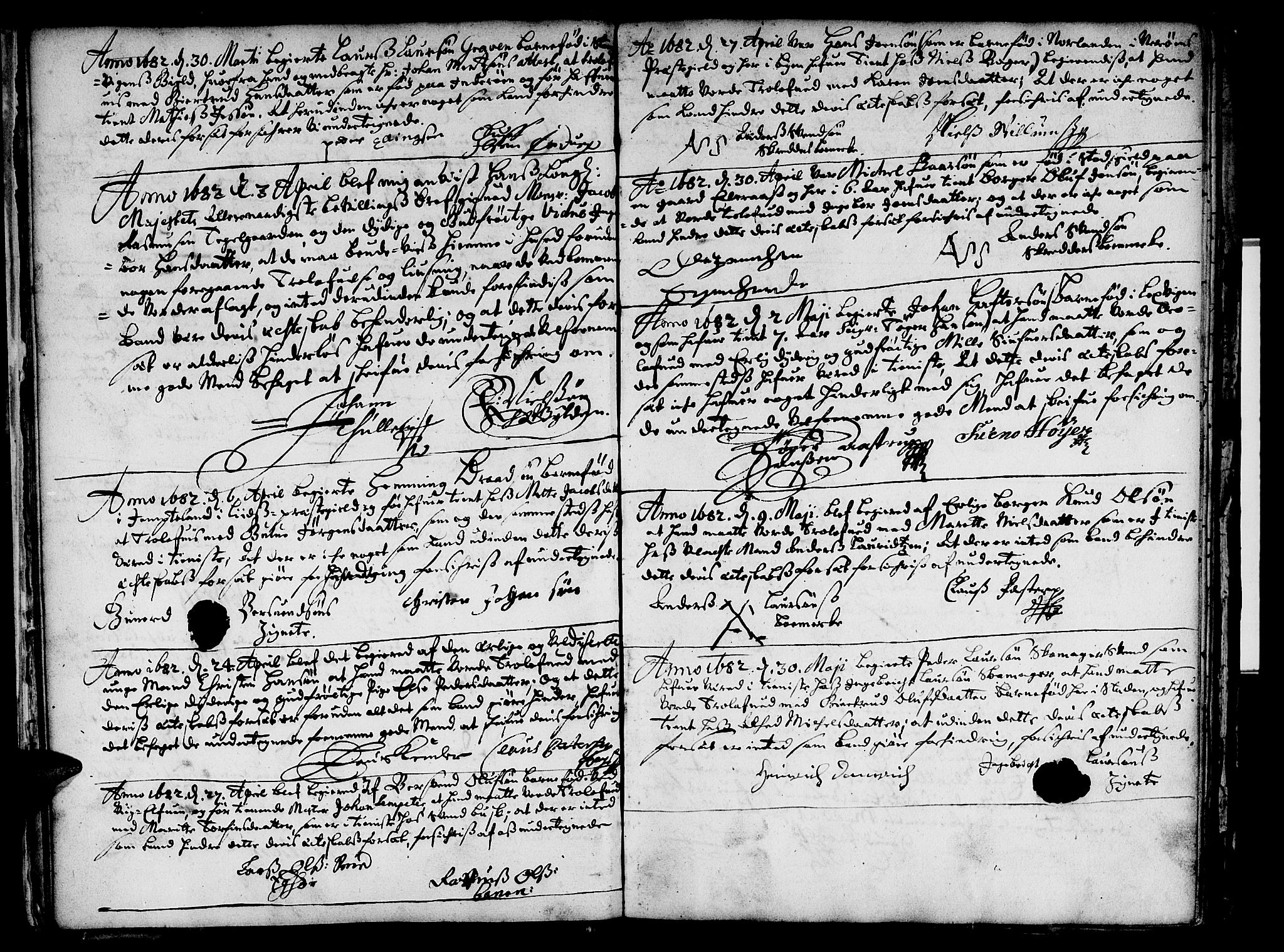 Ministerialprotokoller, klokkerbøker og fødselsregistre - Sør-Trøndelag, SAT/A-1456/601/L0033: Parish register (official) no. 601A01, 1679-1728