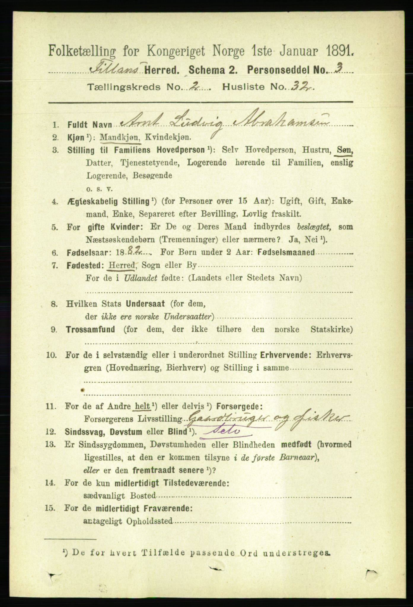 RA, 1891 census for 1616 Fillan, 1891, p. 418