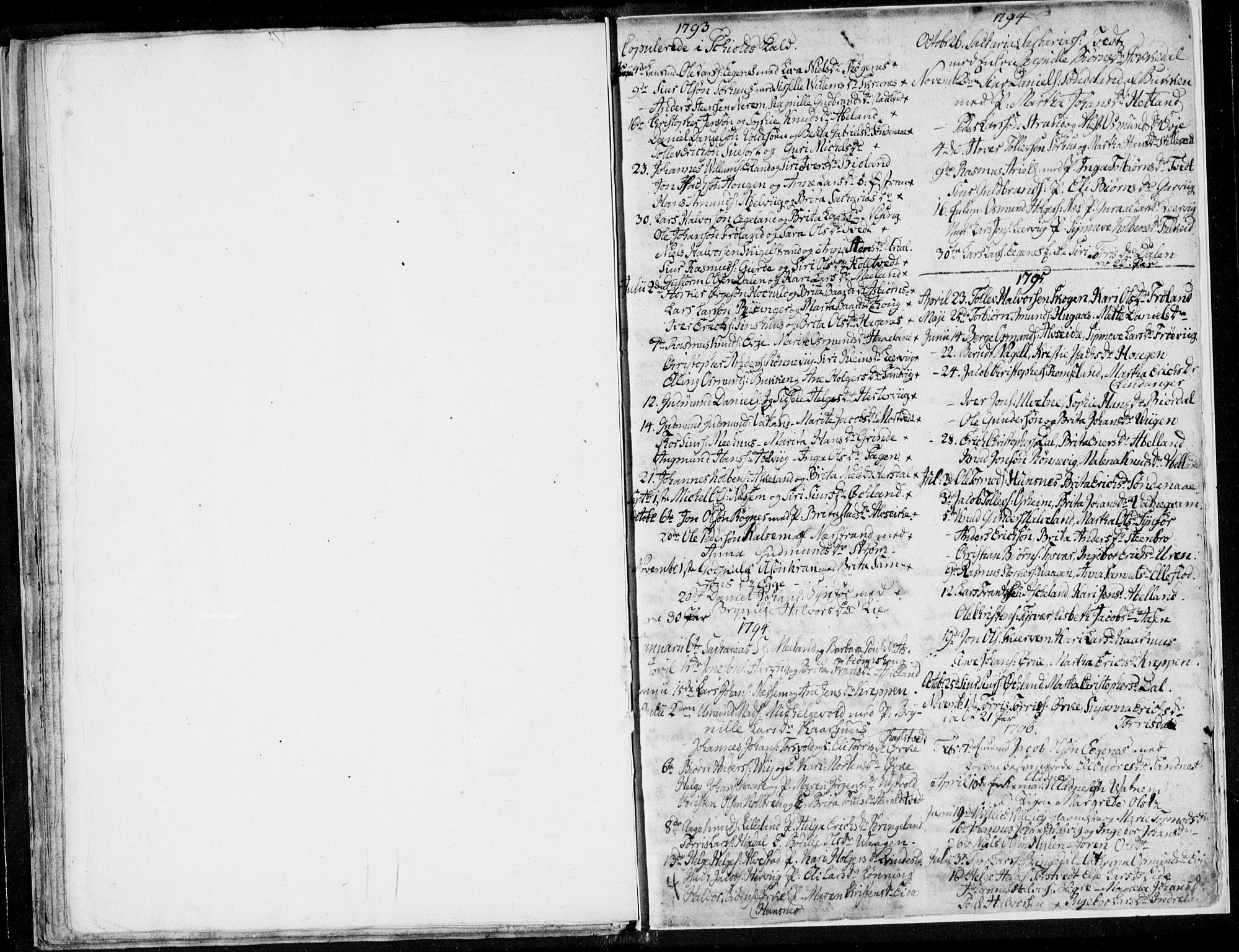 Skjold sokneprestkontor, SAST/A-101847/H/Ha/Haa/L0001: Parish register (official) no. A 1, 1743-1802