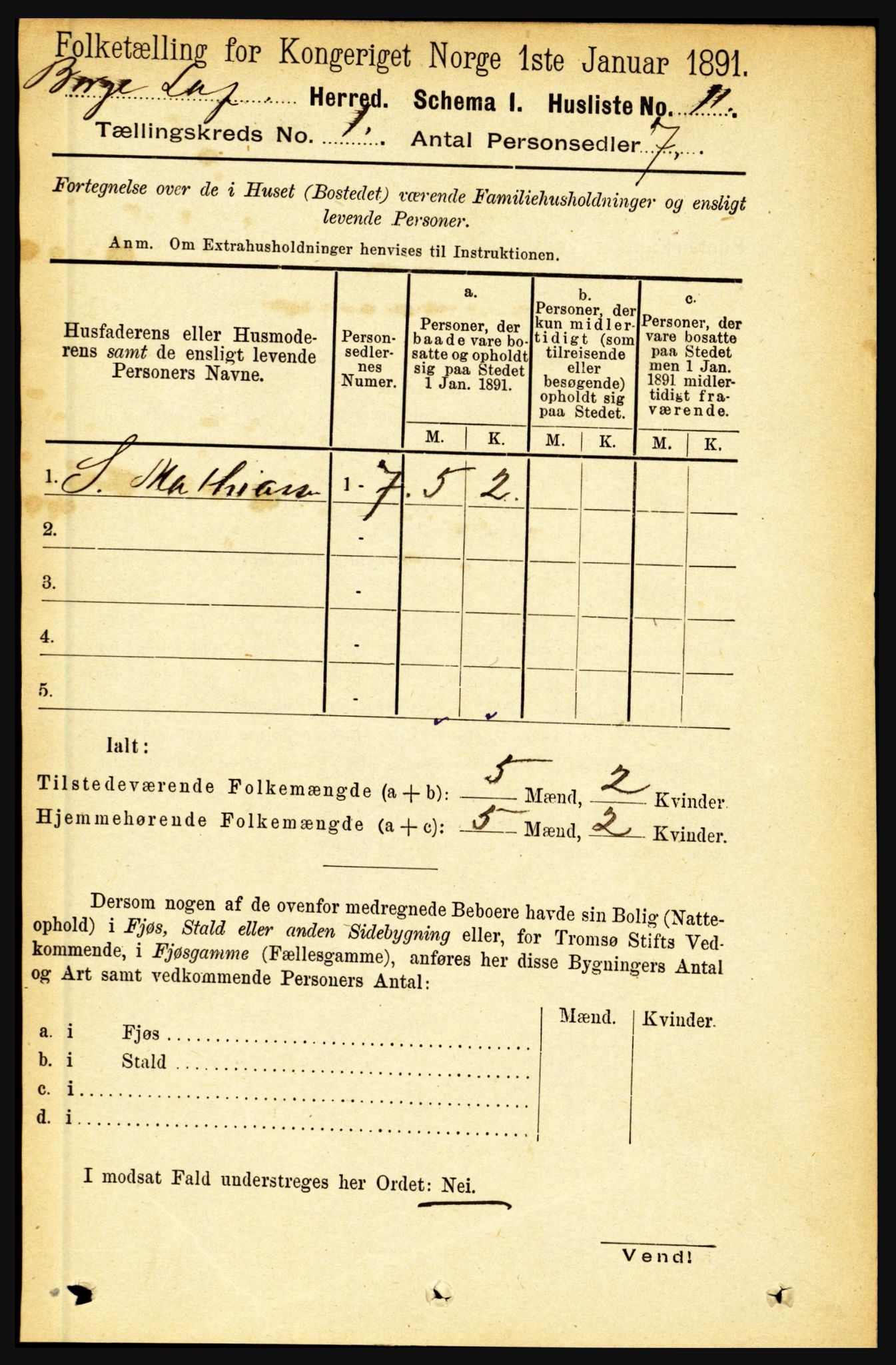 RA, 1891 census for 1862 Borge, 1891, p. 36