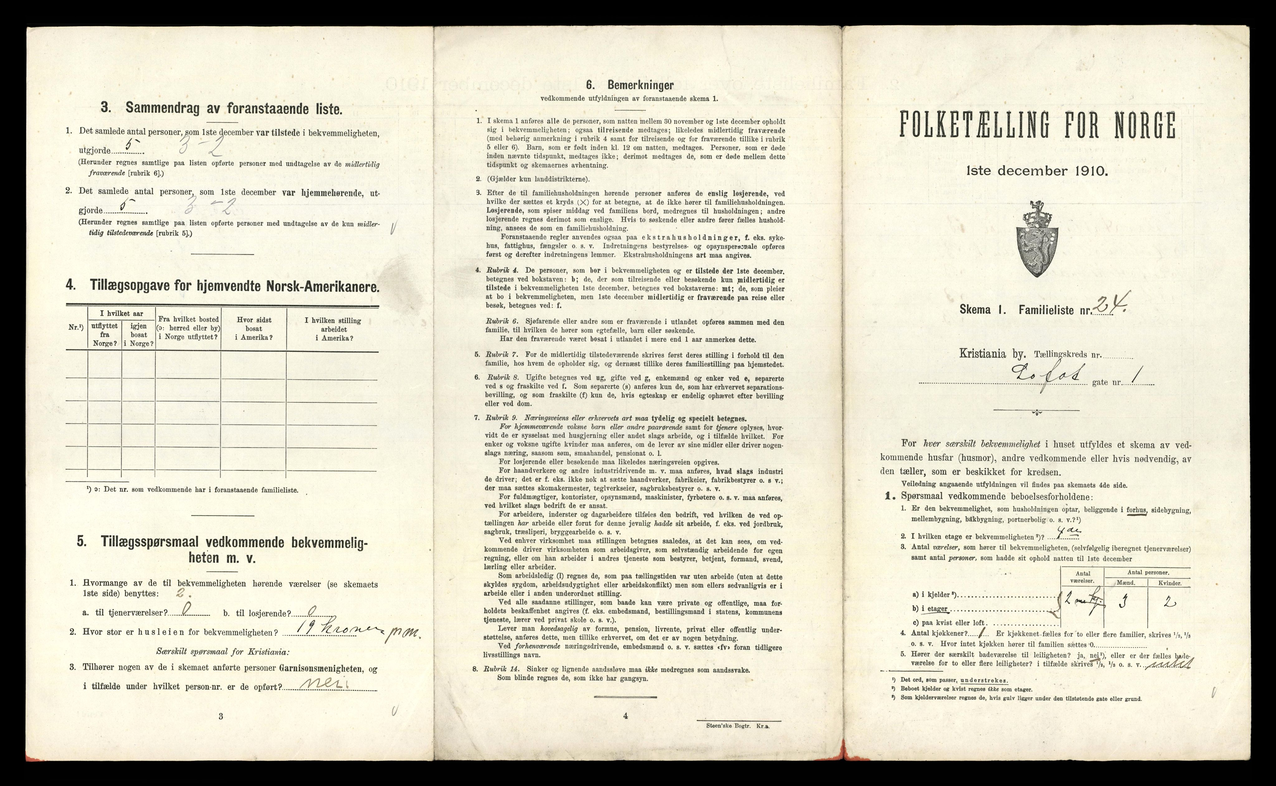 RA, 1910 census for Kristiania, 1910, p. 56917