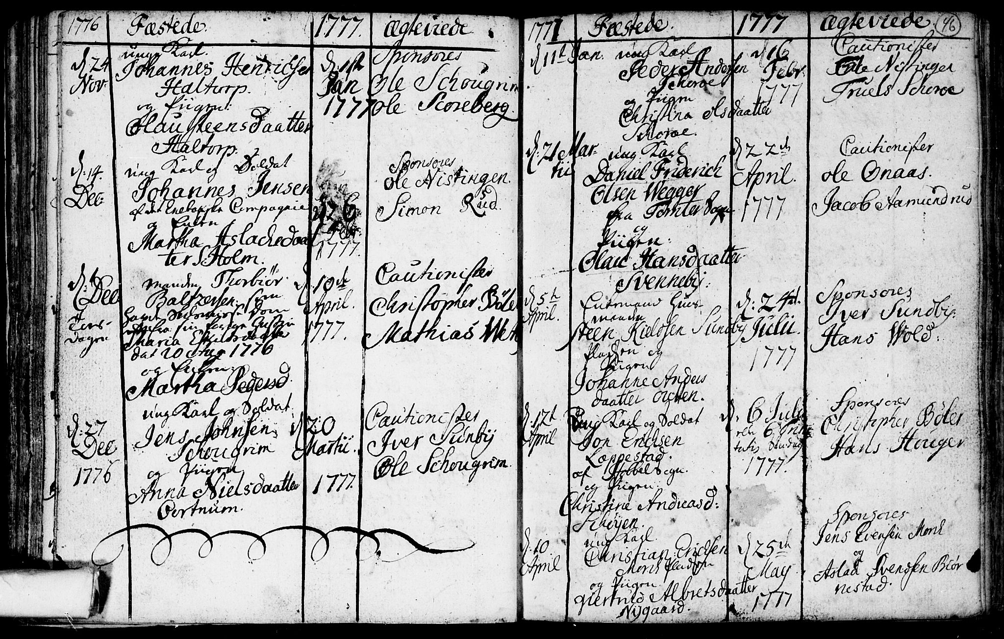 Spydeberg prestekontor Kirkebøker, AV/SAO-A-10924/F/Fa/L0002: Parish register (official) no. I 2, 1739-1780, p. 46