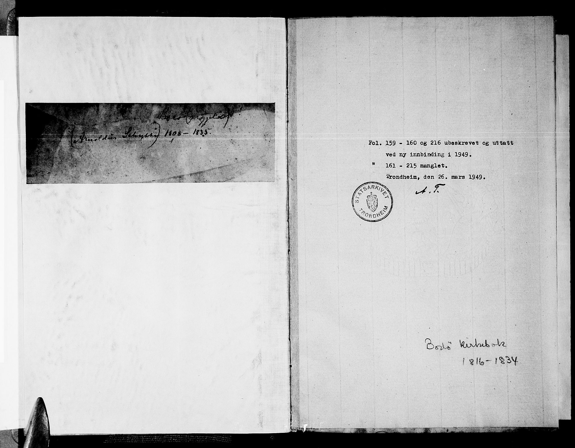 Ministerialprotokoller, klokkerbøker og fødselsregistre - Nordland, SAT/A-1459/801/L0005: Parish register (official) no. 801A05, 1818-1834