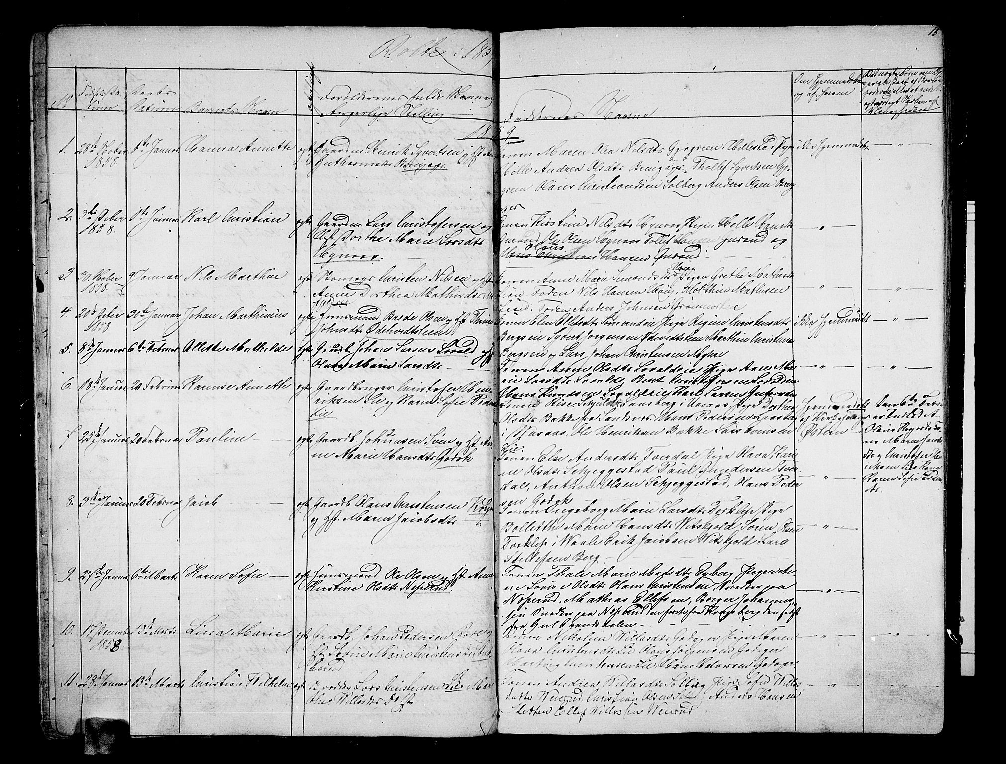 Botne kirkebøker, SAKO/A-340/G/Ga/L0001: Parish register (copy) no. I 1, 1854-1867, p. 15