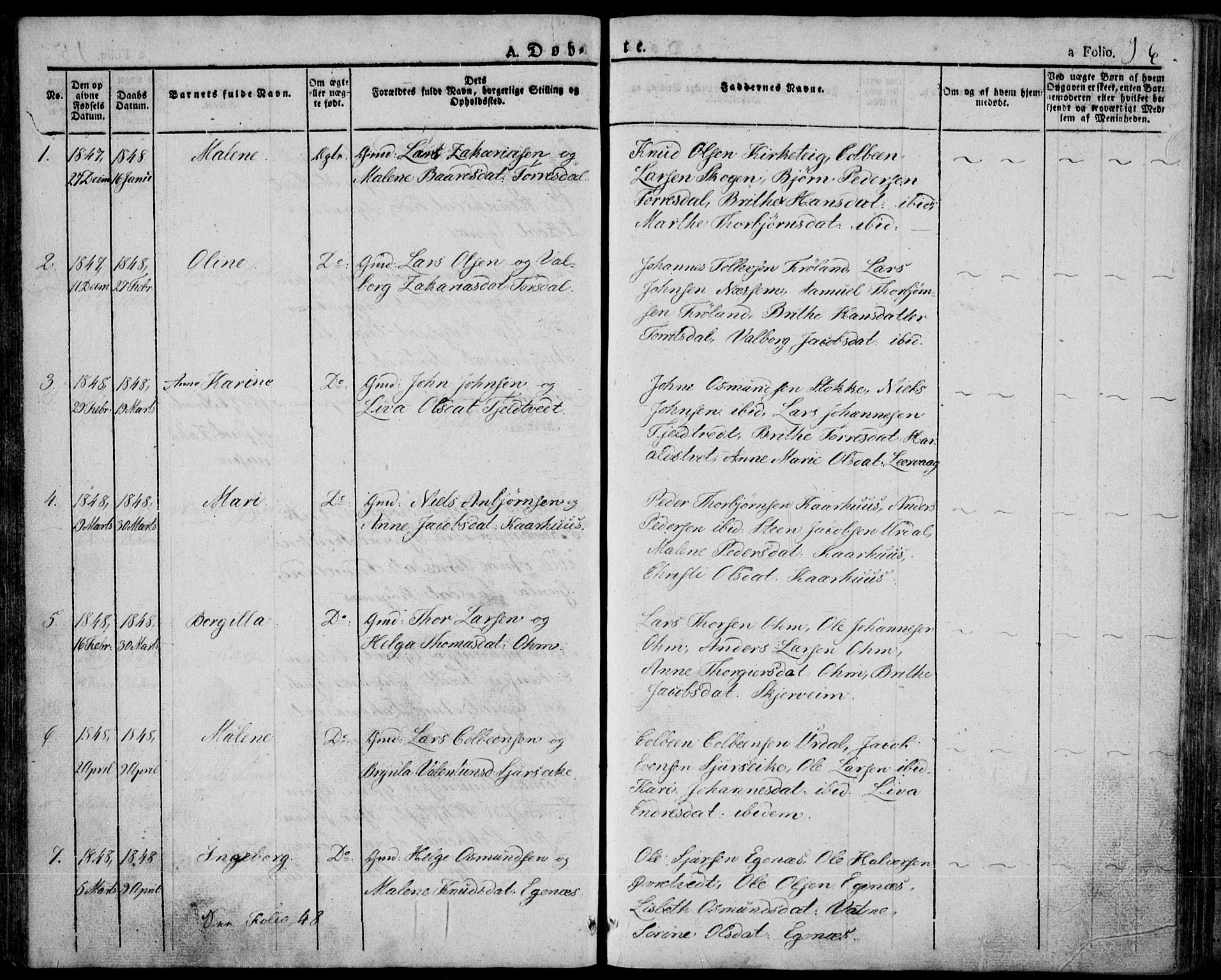 Skjold sokneprestkontor, AV/SAST-A-101847/H/Ha/Haa/L0005: Parish register (official) no. A 5, 1830-1856, p. 96