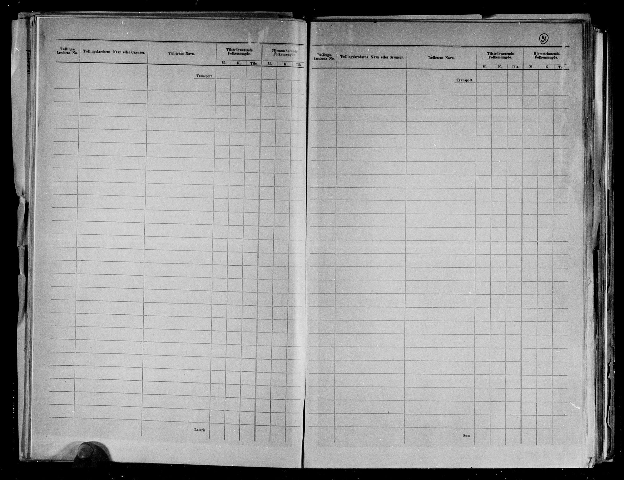 RA, 1891 census for 0903 Arendal, 1891, p. 3