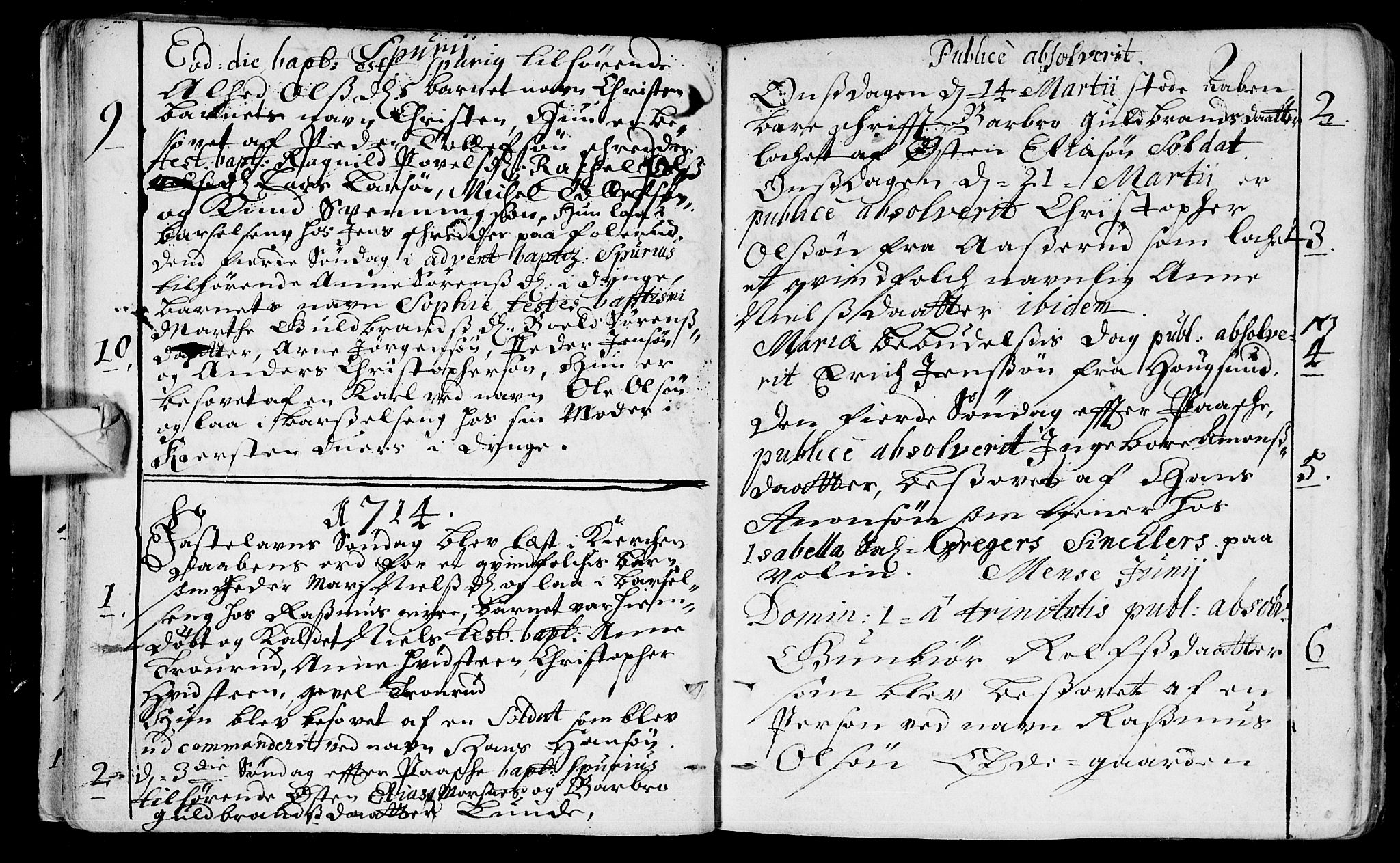 Eiker kirkebøker, AV/SAKO-A-4/F/Fa/L0004: Parish register (official) no. I 4, 1705-1763