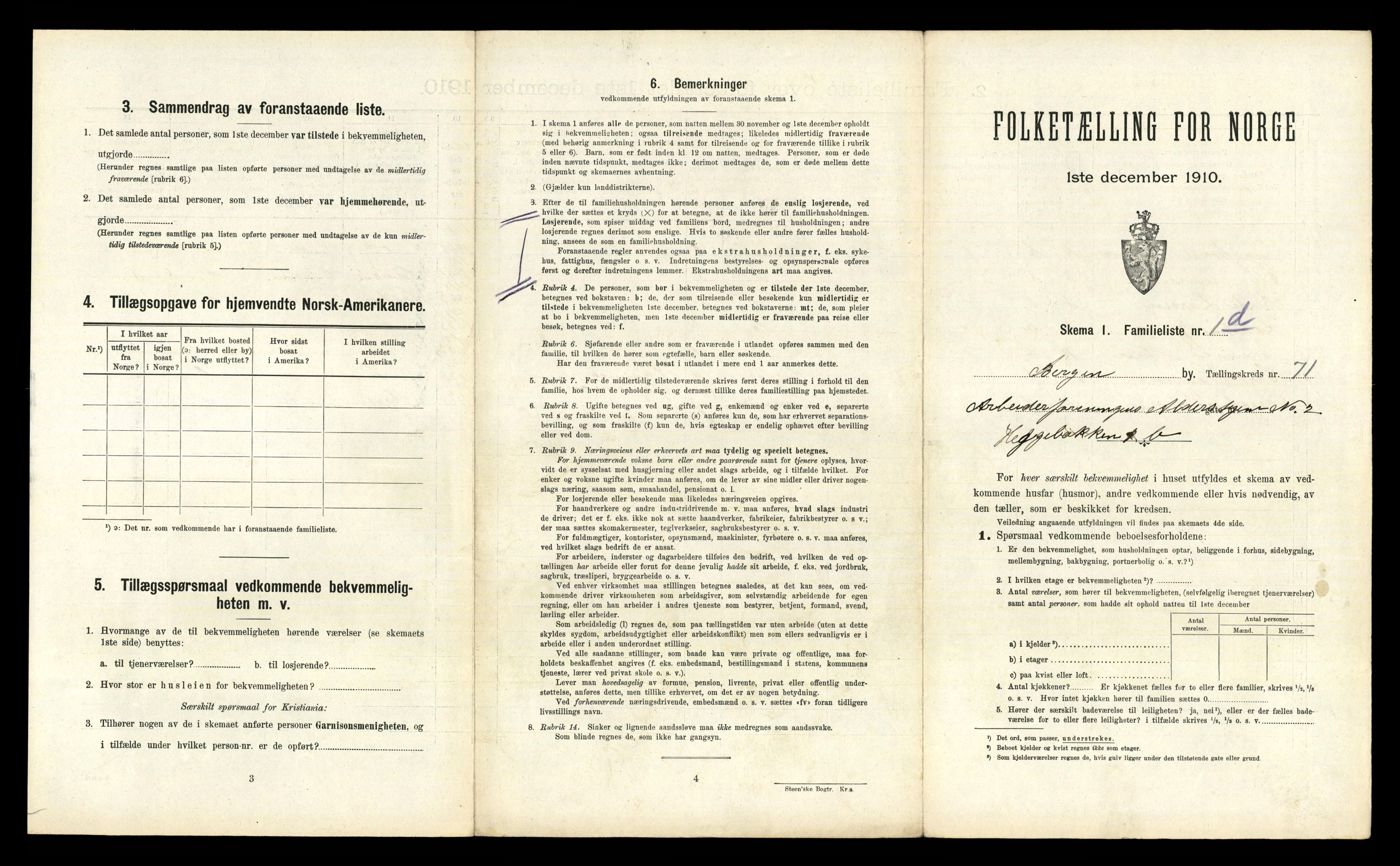 RA, 1910 census for Bergen, 1910, p. 24867