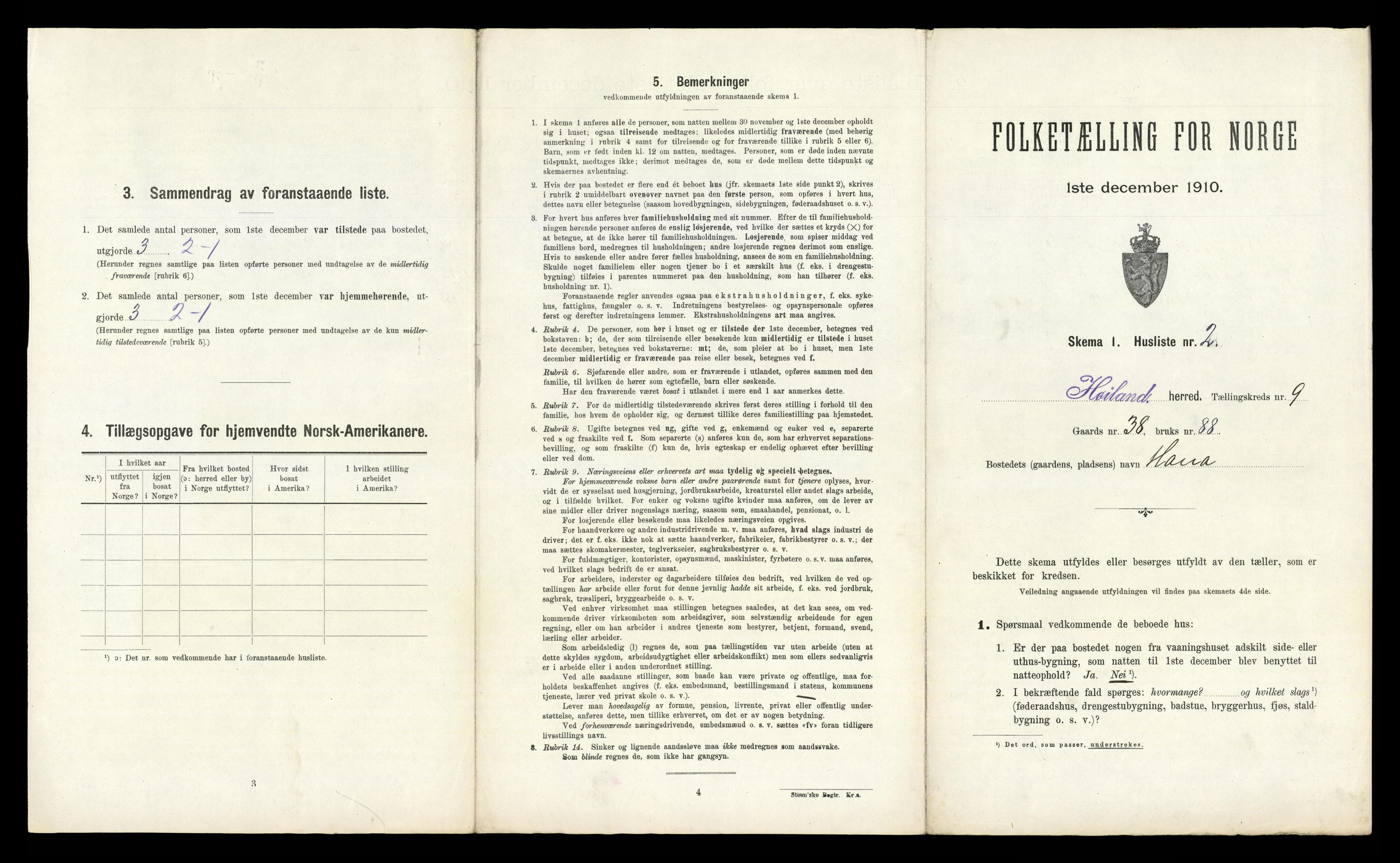 RA, 1910 census for Høyland, 1910, p. 710