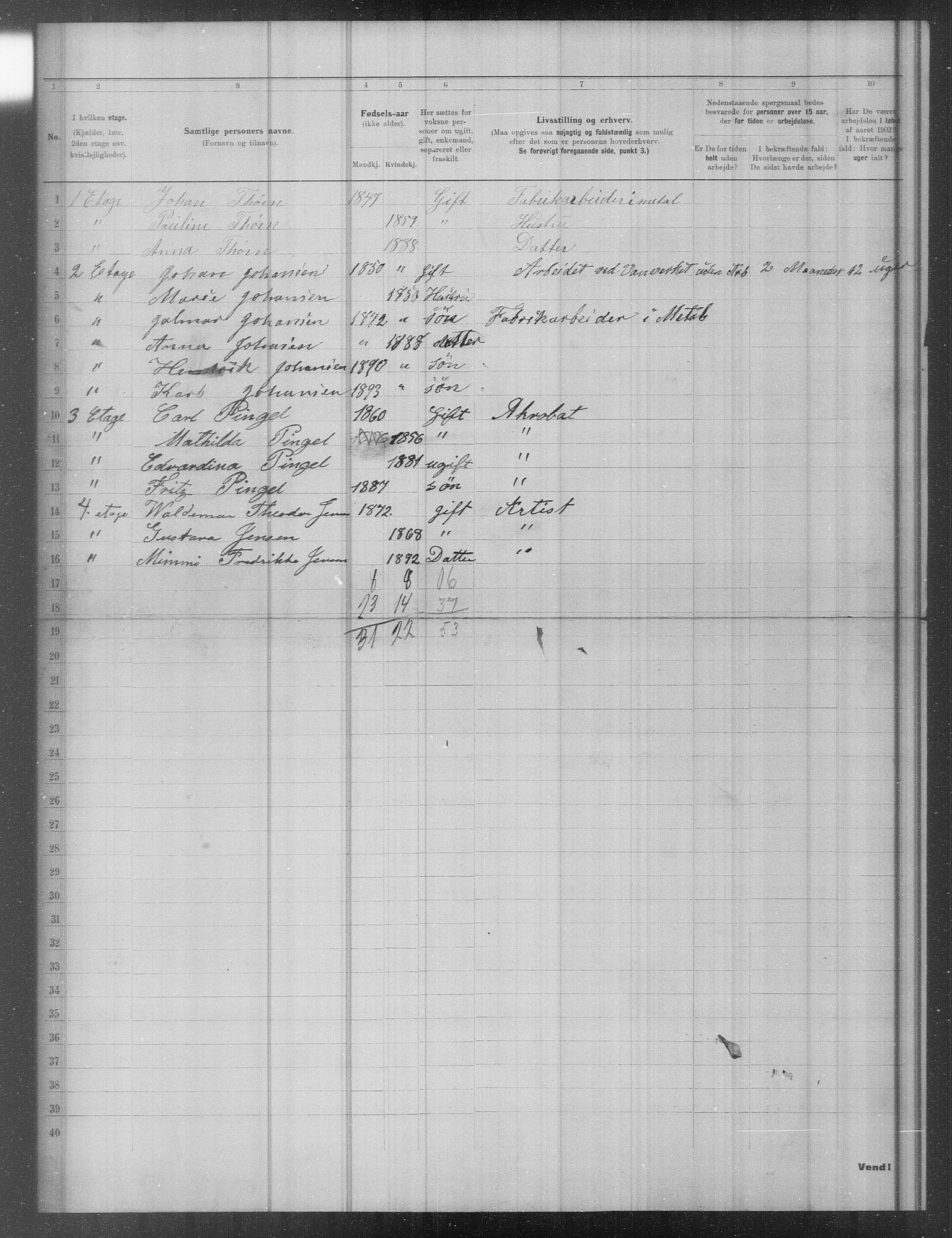 OBA, Municipal Census 1902 for Kristiania, 1902, p. 16353