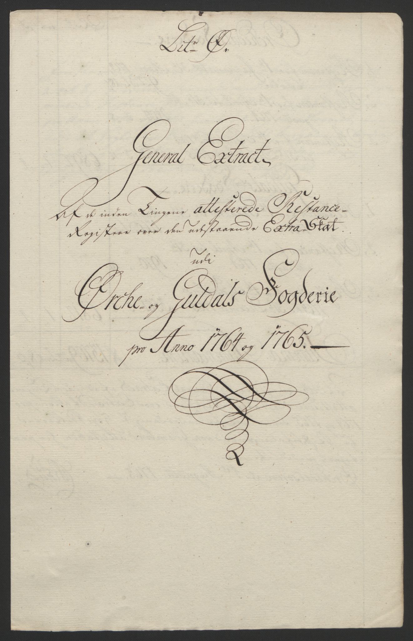 Rentekammeret inntil 1814, Reviderte regnskaper, Fogderegnskap, AV/RA-EA-4092/R60/L4094: Ekstraskatten Orkdal og Gauldal, 1762-1765, p. 218
