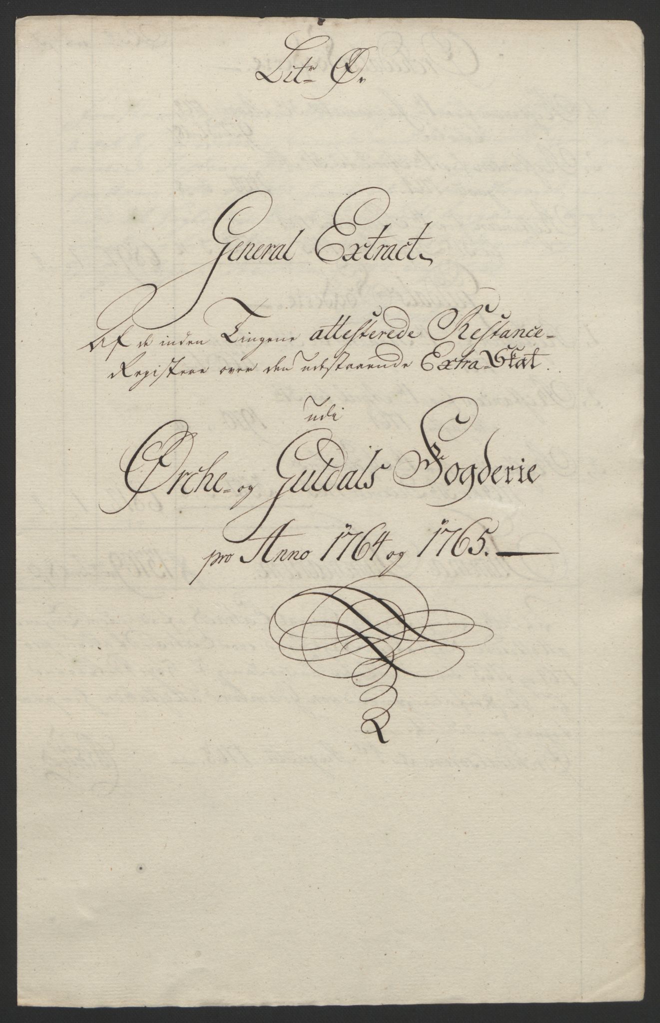 Rentekammeret inntil 1814, Reviderte regnskaper, Fogderegnskap, RA/EA-4092/R60/L4094: Ekstraskatten Orkdal og Gauldal, 1762-1765, p. 218