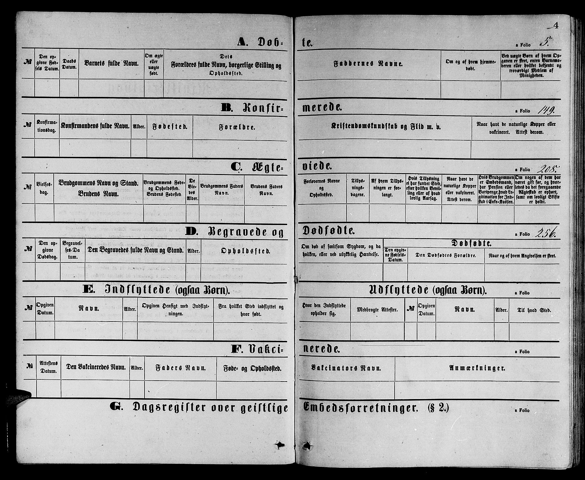 Ministerialprotokoller, klokkerbøker og fødselsregistre - Møre og Romsdal, SAT/A-1454/501/L0016: Parish register (copy) no. 501C02, 1868-1884, p. 4