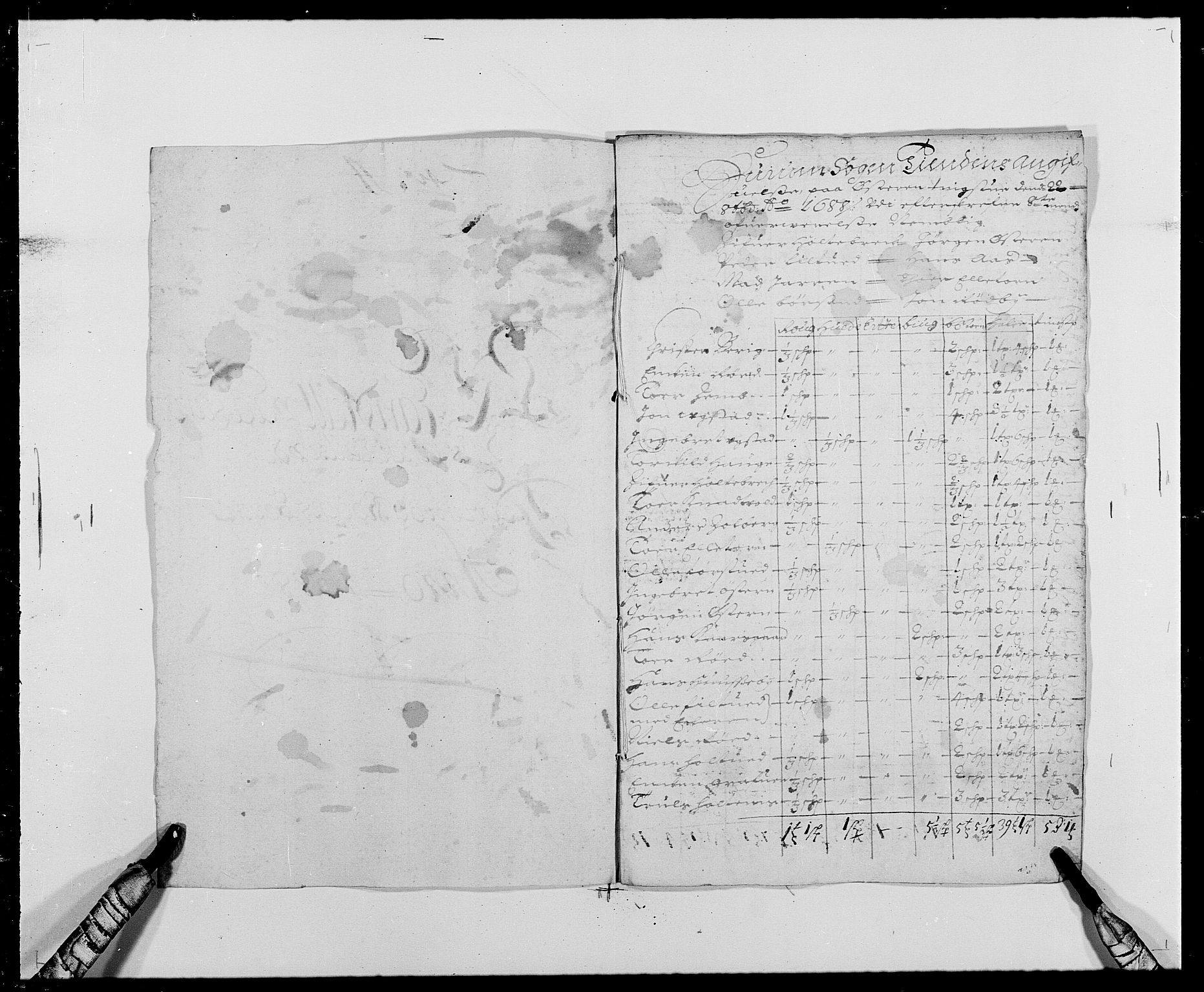 Rentekammeret inntil 1814, Reviderte regnskaper, Fogderegnskap, RA/EA-4092/R29/L1693: Fogderegnskap Hurum og Røyken, 1688-1693, p. 23