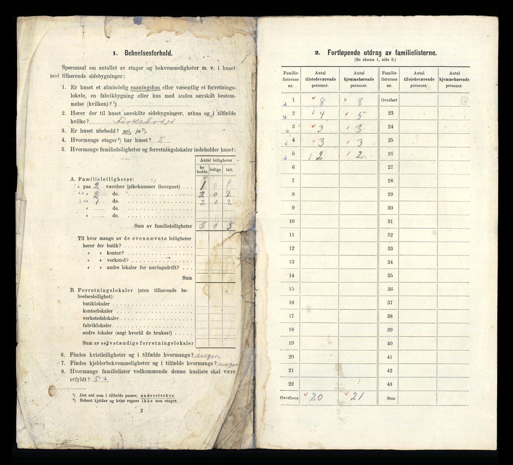 RA, 1910 census for Kristiansund, 1910, p. 4652