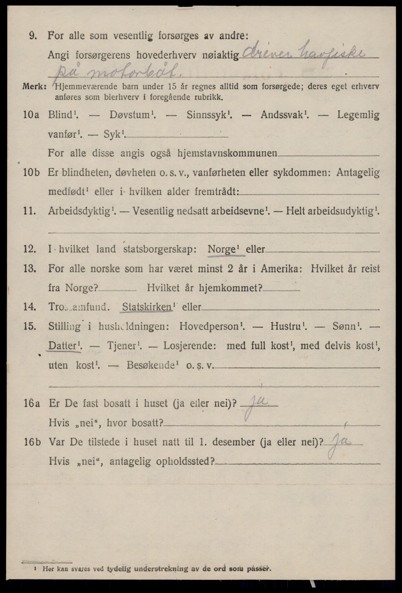 SAT, 1920 census for Aukra, 1920, p. 3276