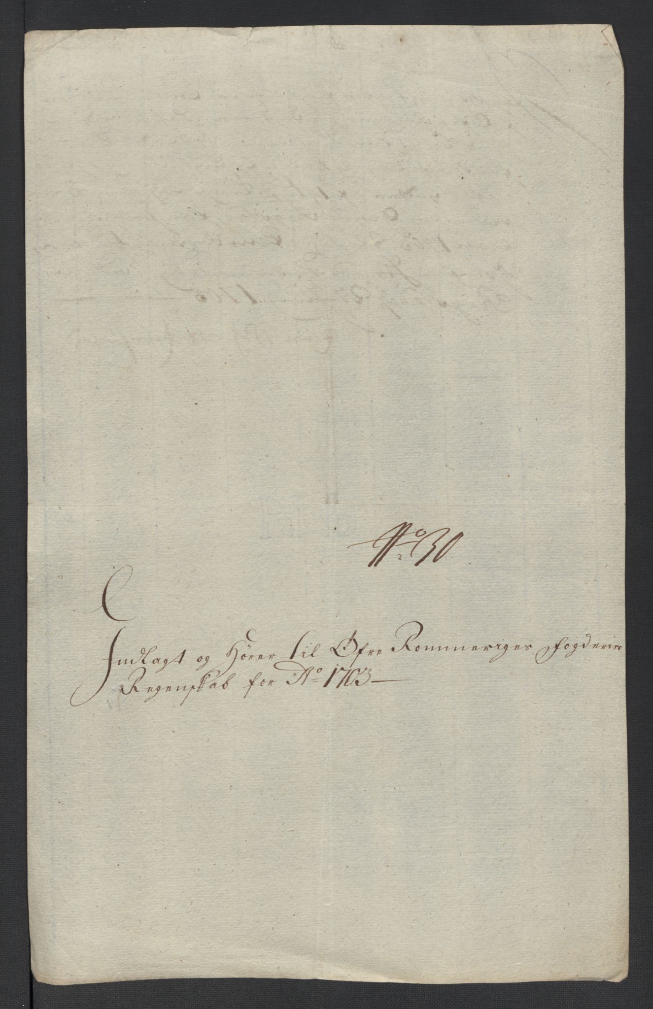 Rentekammeret inntil 1814, Reviderte regnskaper, Fogderegnskap, AV/RA-EA-4092/R12/L0716: Fogderegnskap Øvre Romerike, 1703, p. 299