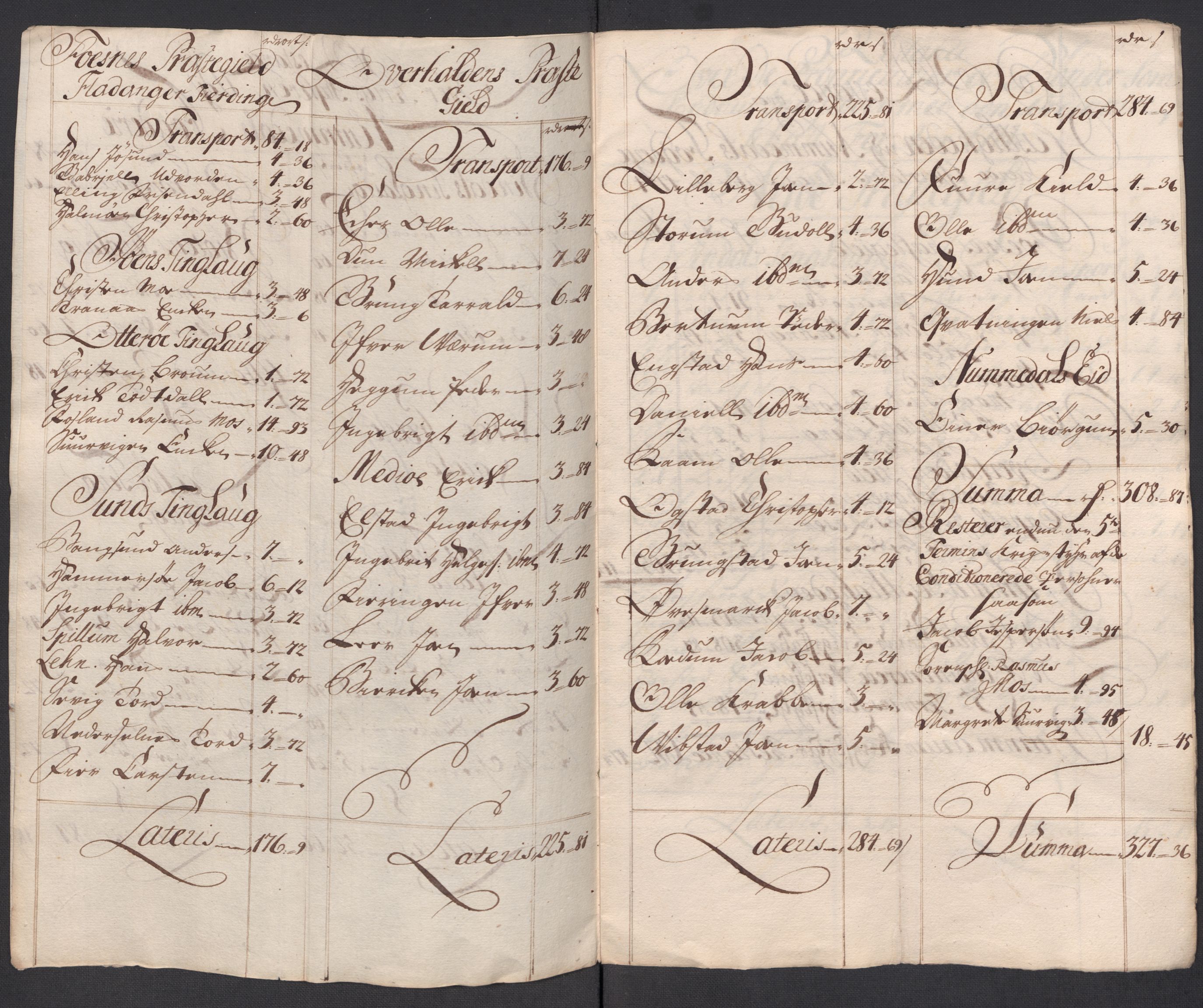 Rentekammeret inntil 1814, Reviderte regnskaper, Fogderegnskap, RA/EA-4092/R64/L4435: Fogderegnskap Namdal, 1714, p. 232