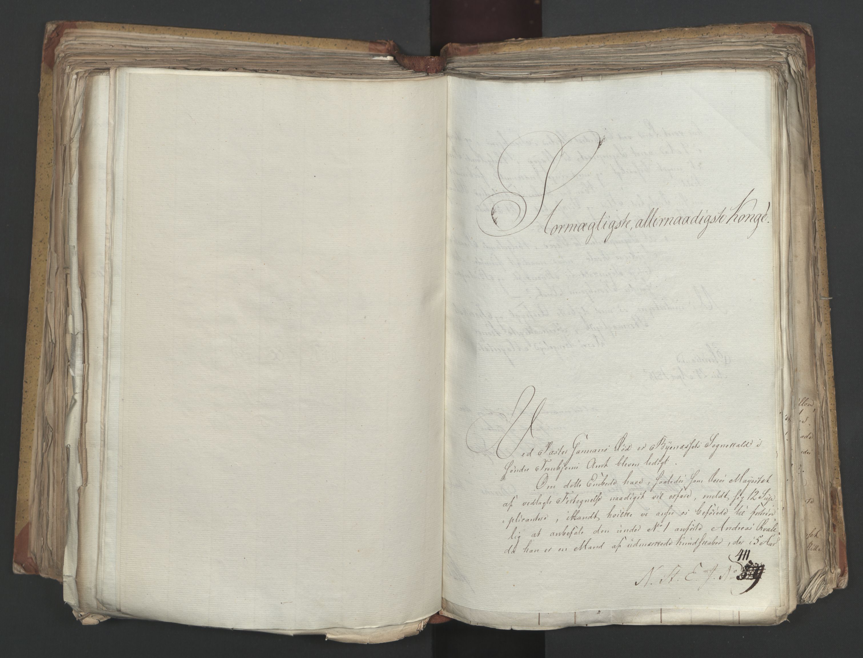 Statsrådsavdelingen i Stockholm, AV/RA-S-1003/D/Da/L0002: Regjeringsinnstillinger nr. 263-518, 1815, p. 329