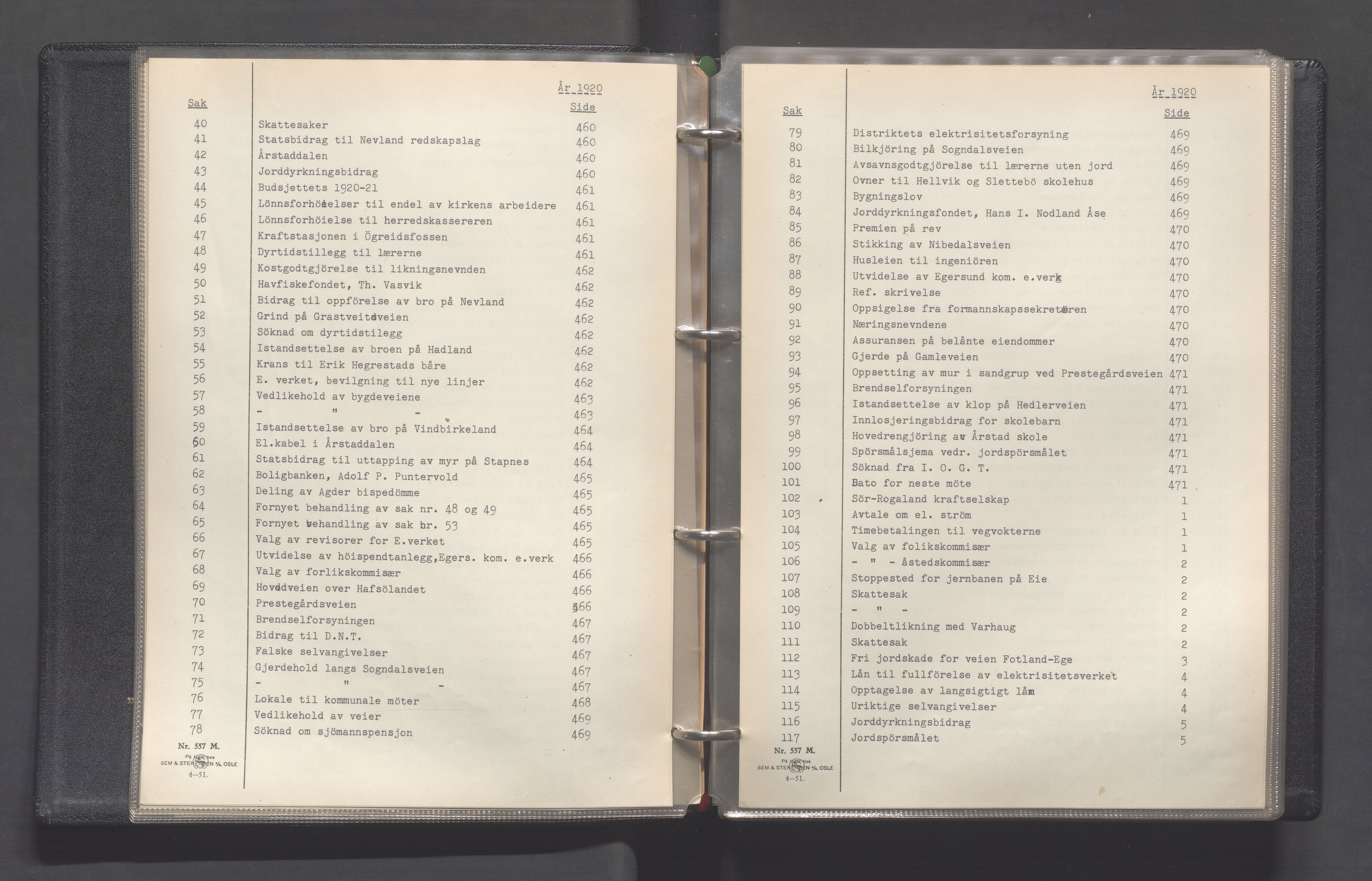 Eigersund kommune (Herredet) - Formannskapet, IKAR/K-100447/C/Cc/L0001: Register - kommunestyrevedtak, 1839-1922, p. 8