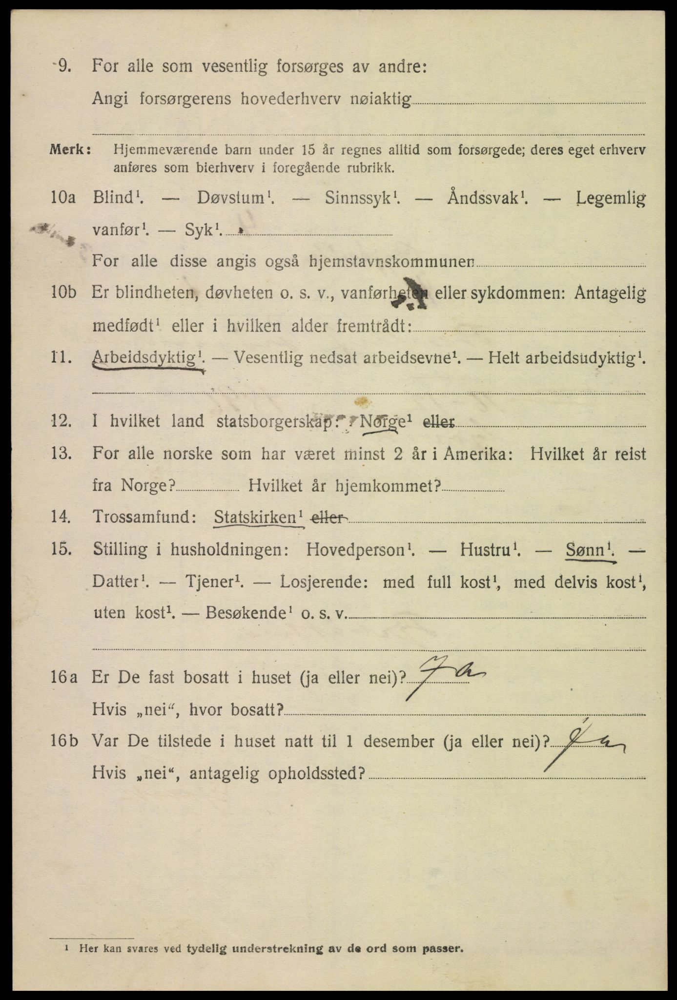 SAH, 1920 census for Gjøvik, 1920, p. 5953