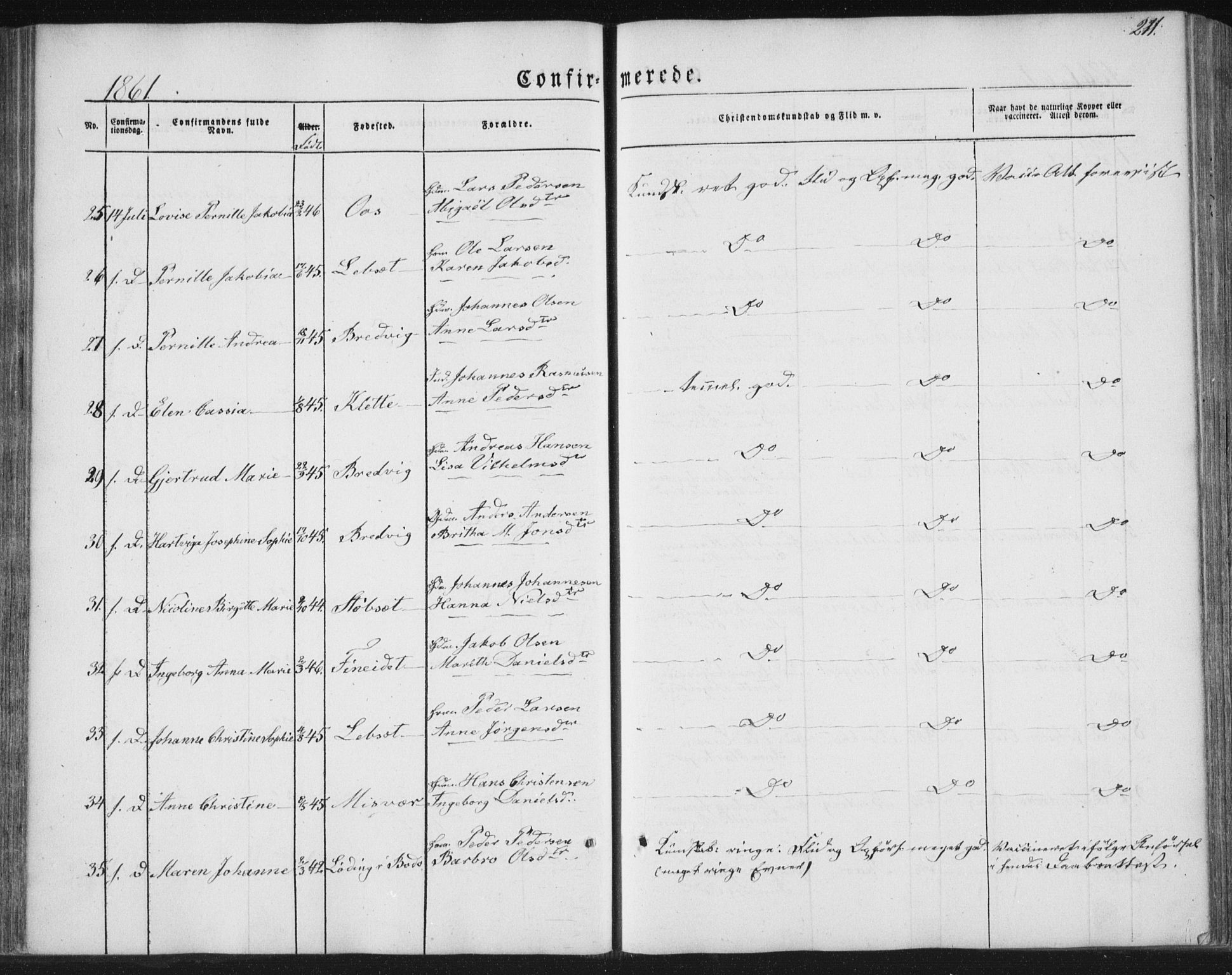 Ministerialprotokoller, klokkerbøker og fødselsregistre - Nordland, AV/SAT-A-1459/852/L0738: Parish register (official) no. 852A08, 1849-1865, p. 211