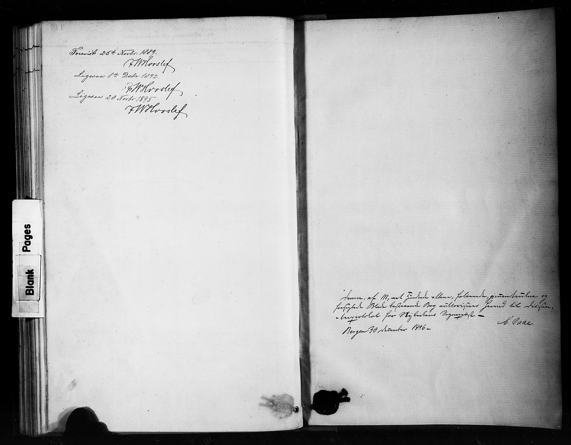 Nykirken Sokneprestembete, AV/SAB-A-77101/H/Haa/L0053: Parish register (official) no. H 2, 1887-1897