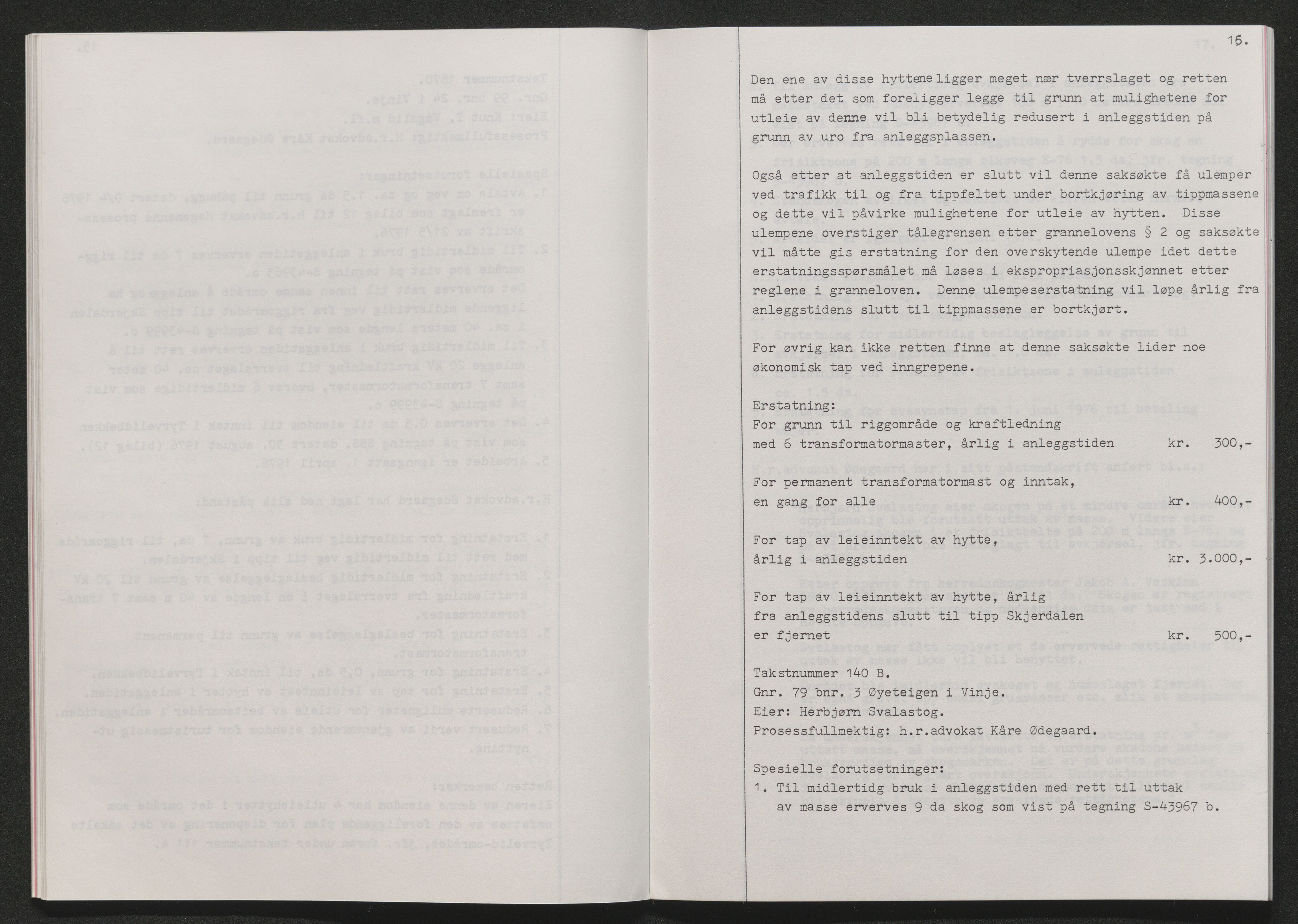 Vest-Telemark sorenskriveri, SAKO/A-134/F/Fo/Foc/L0003: Tokke og Vinjevassdraget rettsbøker, 1973-1984, p. 396