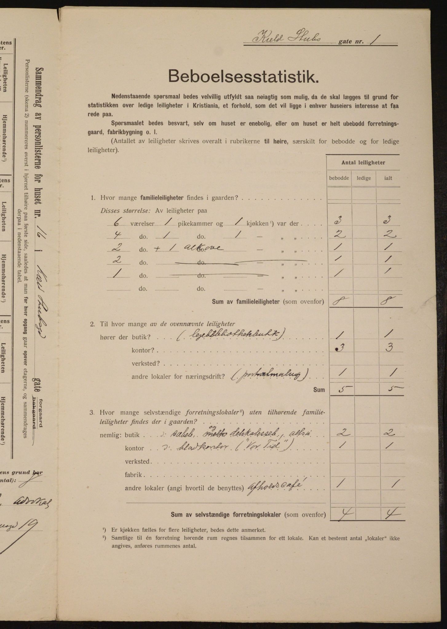 OBA, Municipal Census 1912 for Kristiania, 1912, p. 51724