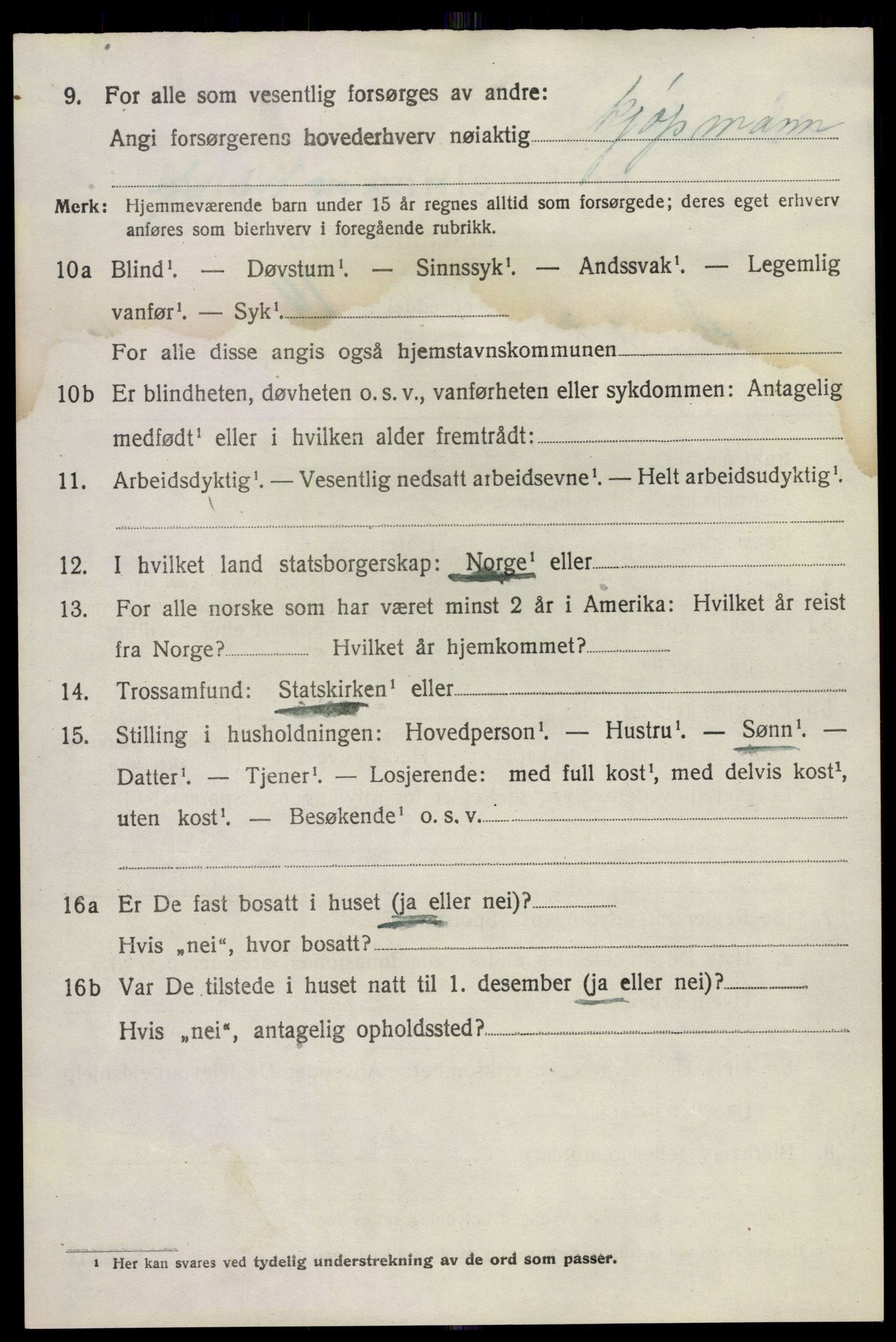 SAKO, 1920 census for Sandeherred, 1920, p. 21135