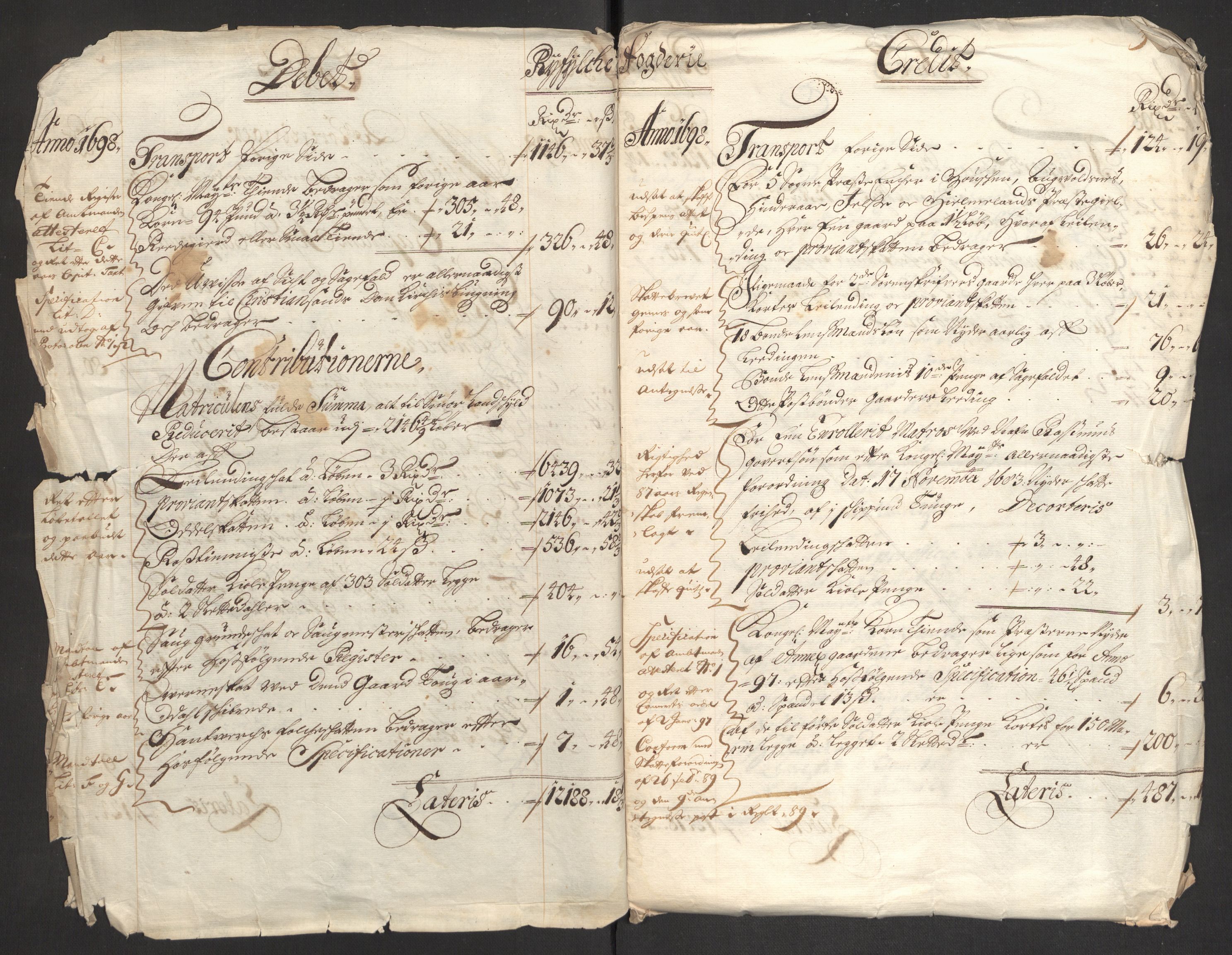 Rentekammeret inntil 1814, Reviderte regnskaper, Fogderegnskap, RA/EA-4092/R47/L2858: Fogderegnskap Ryfylke, 1697-1700, p. 186