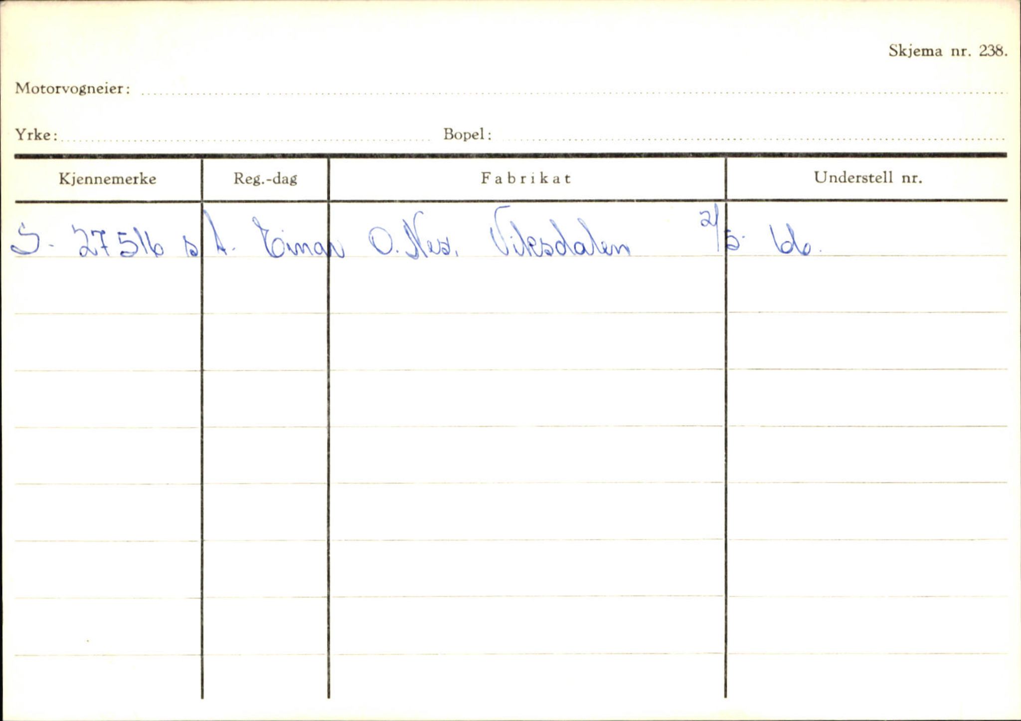 Statens vegvesen, Sogn og Fjordane vegkontor, AV/SAB-A-5301/4/F/L0131: Eigarregister Høyanger P-Å. Stryn S-Å, 1945-1975, p. 63