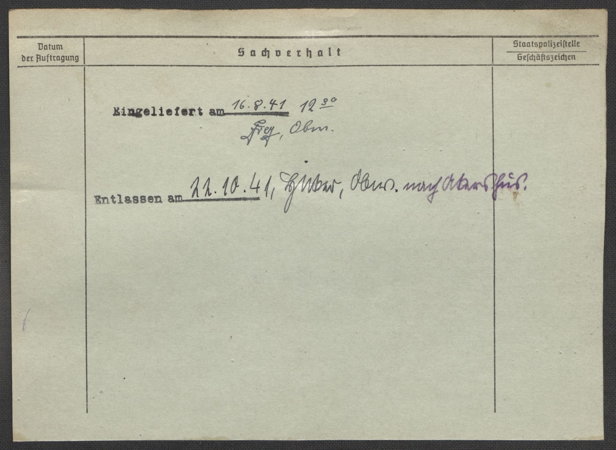 Befehlshaber der Sicherheitspolizei und des SD, AV/RA-RAFA-5969/E/Ea/Eaa/L0003: Register over norske fanger i Møllergata 19: Eng-Hag, 1940-1945, p. 1349