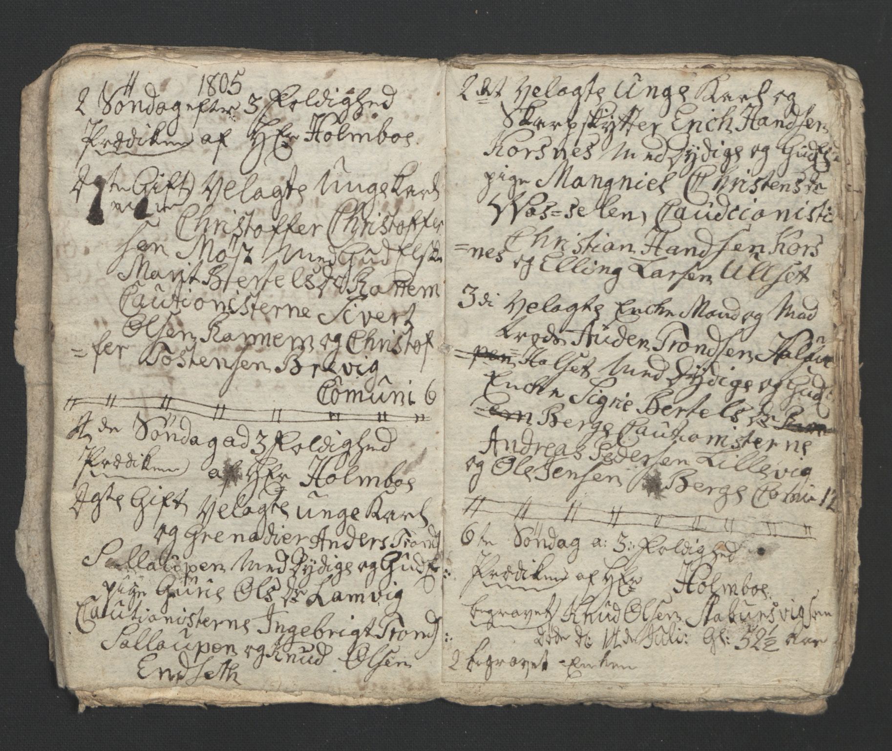 Ministerialprotokoller, klokkerbøker og fødselsregistre - Møre og Romsdal, AV/SAT-A-1454/573/L0874: Parish register (copy) no. 573C02, 1803-1811