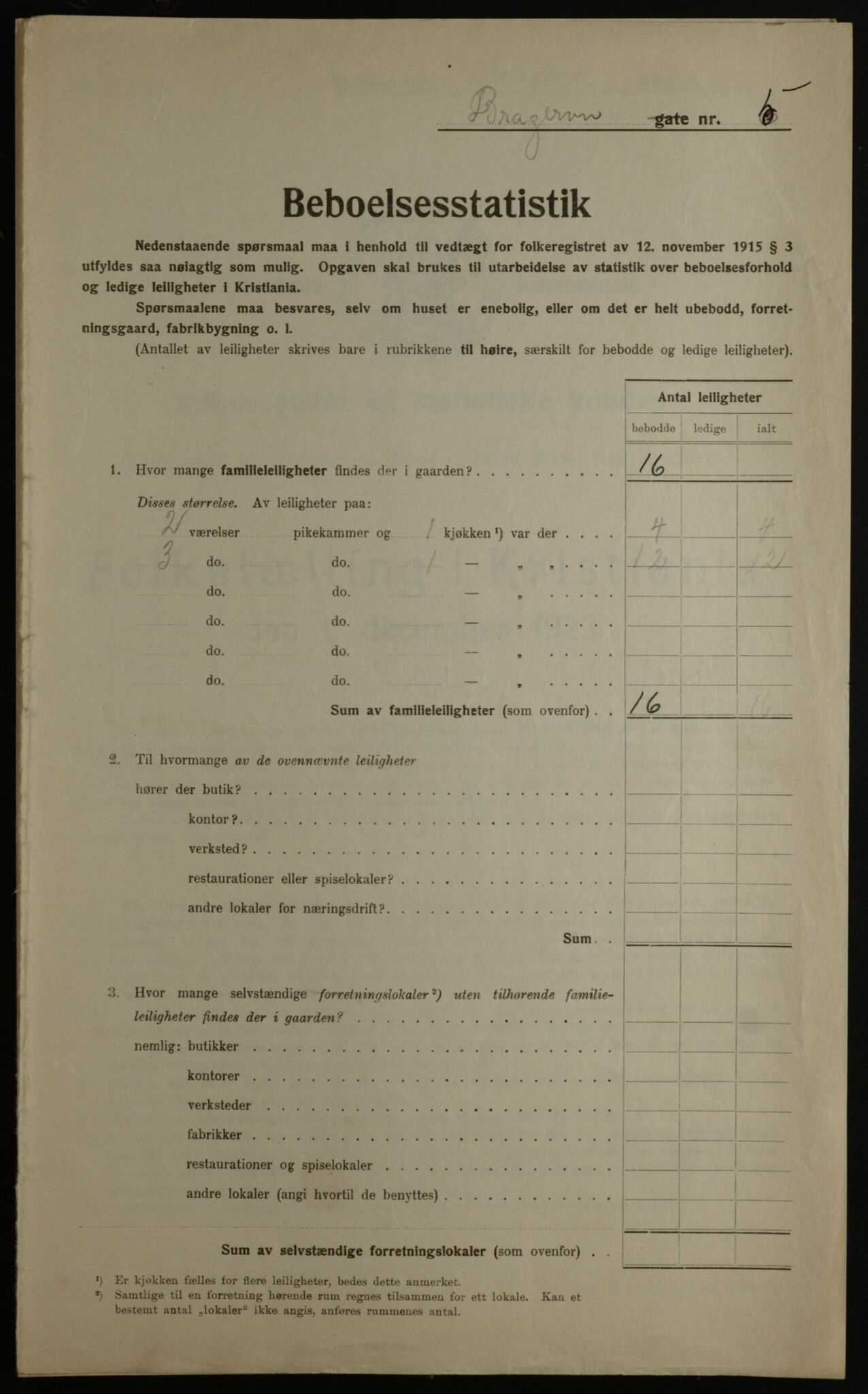 OBA, Municipal Census 1923 for Kristiania, 1923, p. 9208