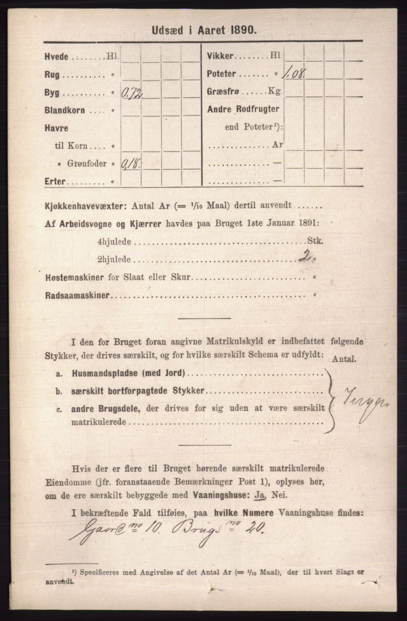 RA, 1891 census for 0438 Lille Elvedalen, 1891, p. 4167