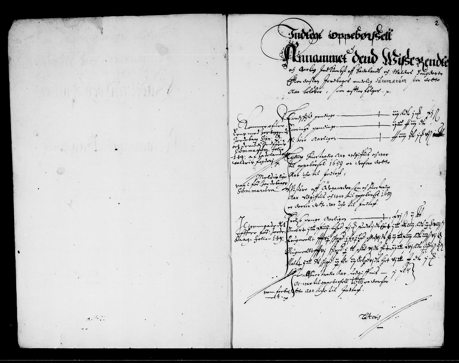 Rentekammeret inntil 1814, Reviderte regnskaper, Stiftamtstueregnskaper, Landkommissariatet på Akershus og Akershus stiftamt, AV/RA-EA-5869/R/Ra/L0004: Landkommissariatet på Akershus, 1661