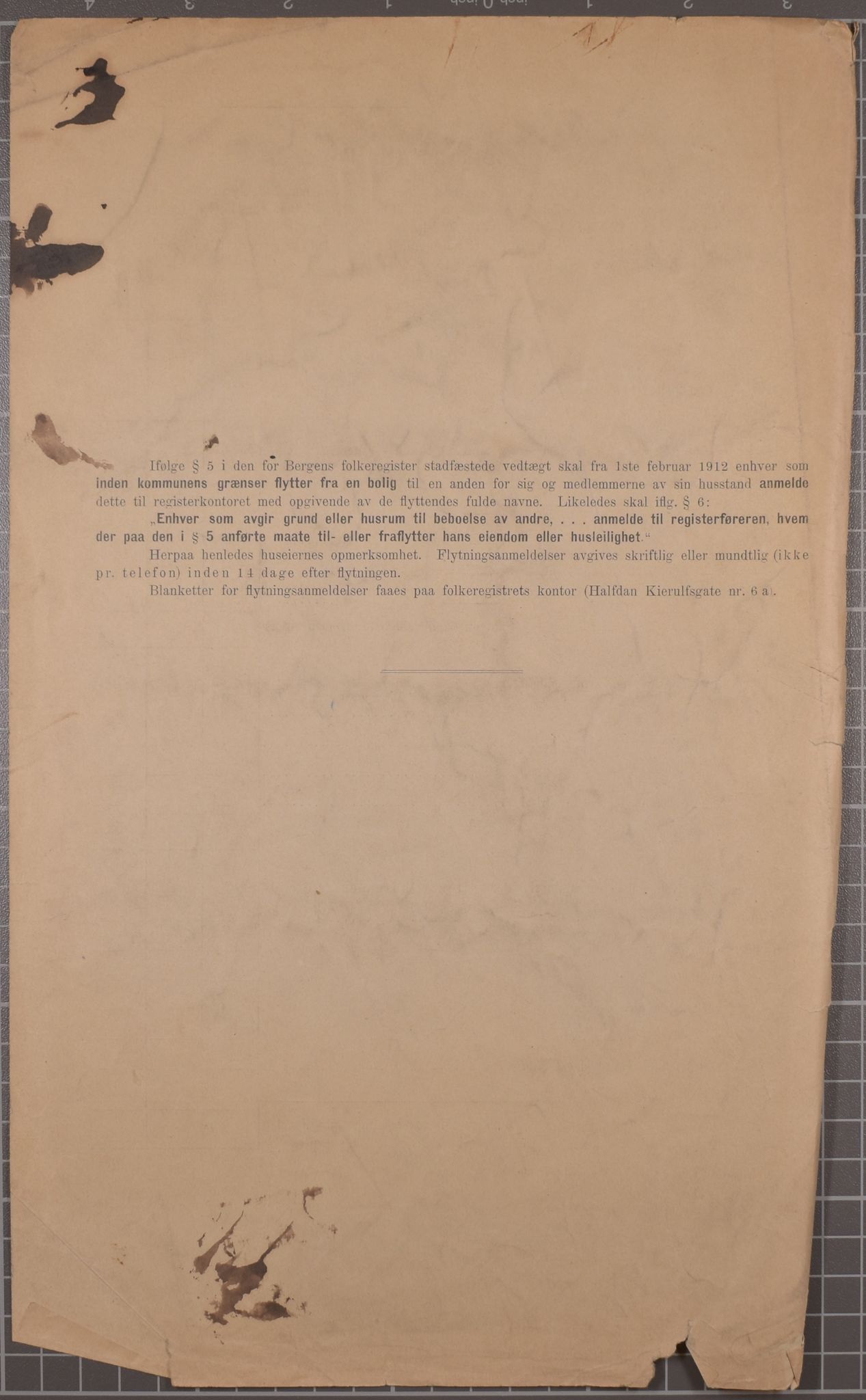 SAB, Municipal Census 1912 for Bergen, 1912, p. 1868