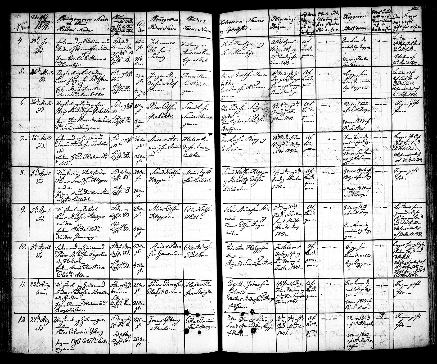 Idd prestekontor Kirkebøker, SAO/A-10911/F/Fc/L0003: Parish register (official) no. III 3, 1832-1847, p. 231