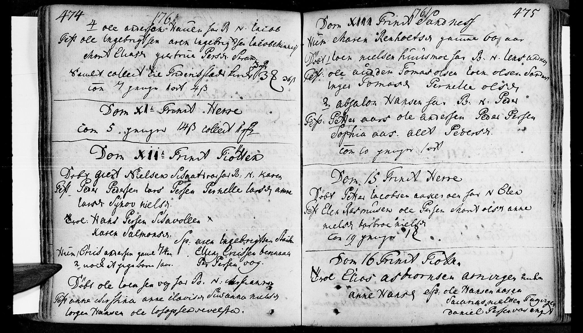 Ministerialprotokoller, klokkerbøker og fødselsregistre - Nordland, AV/SAT-A-1459/830/L0434: Parish register (official) no. 830A03, 1737-1767, p. 474-475