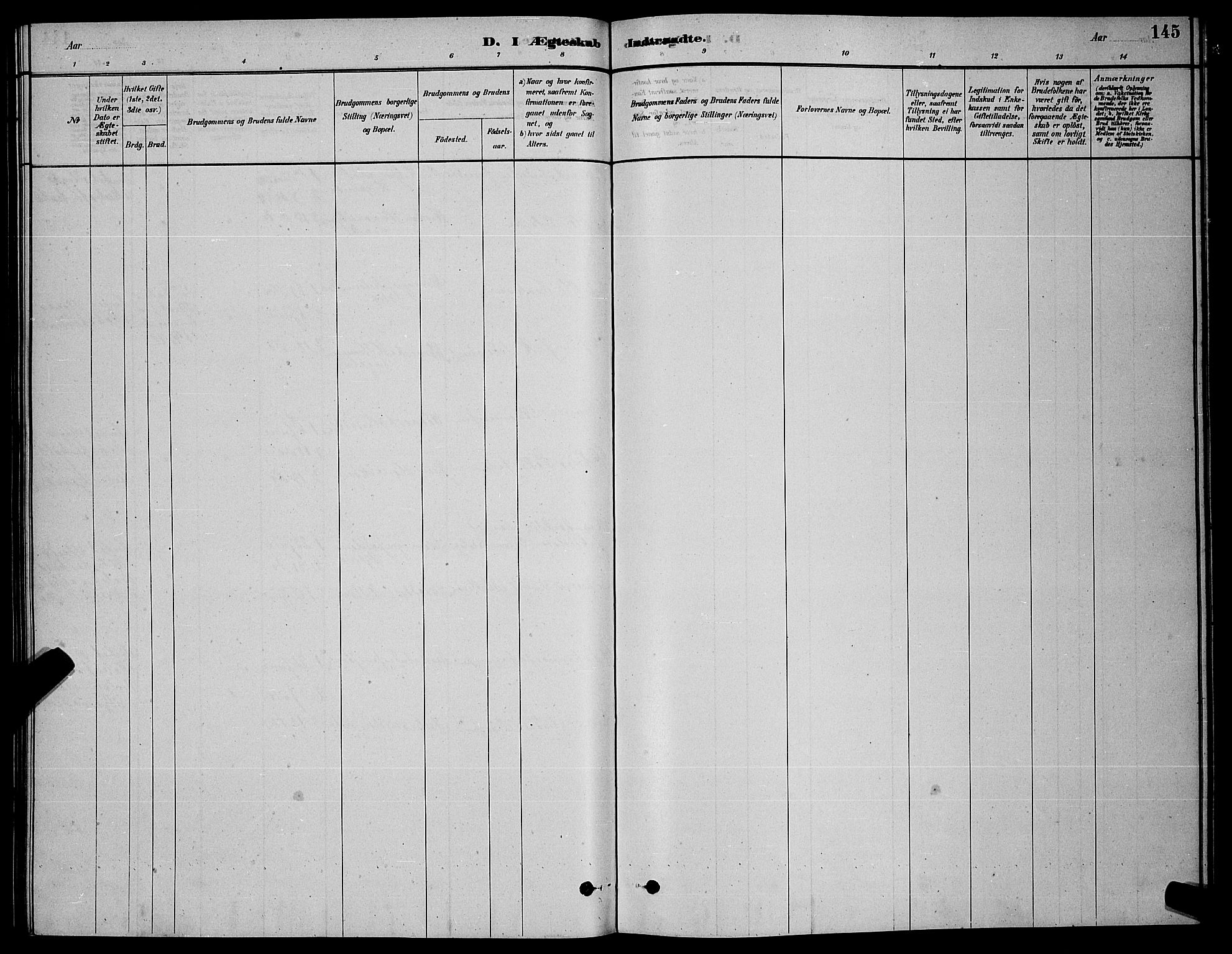 Skjervøy sokneprestkontor, AV/SATØ-S-1300/H/Ha/Hab/L0020klokker: Parish register (copy) no. 20, 1878-1892, p. 145