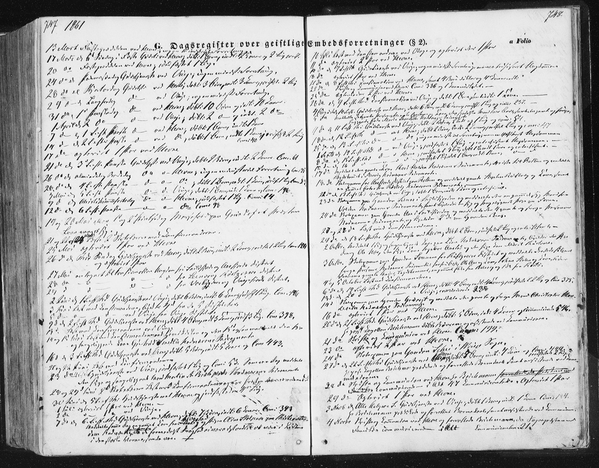 Ministerialprotokoller, klokkerbøker og fødselsregistre - Sør-Trøndelag, SAT/A-1456/630/L0494: Parish register (official) no. 630A07, 1852-1868, p. 747-748