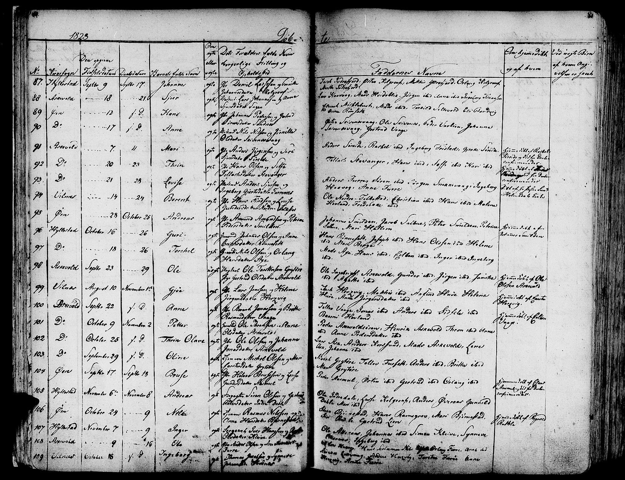 Askvoll sokneprestembete, AV/SAB-A-79501/H/Haa/Haaa/L0010: Parish register (official) no. A 10, 1821-1844, p. 60-61