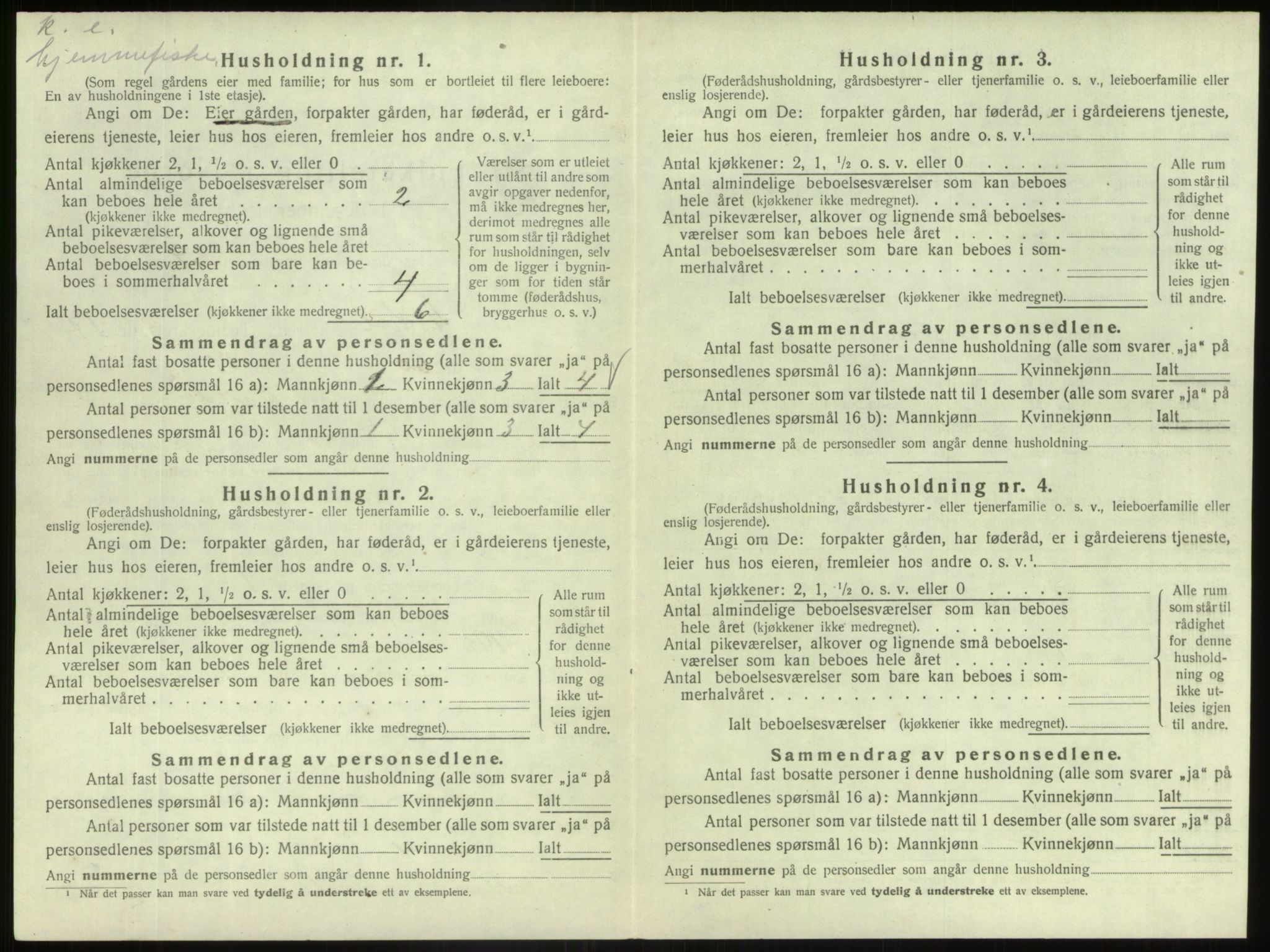 SAB, 1920 census for Askvoll, 1920, p. 965