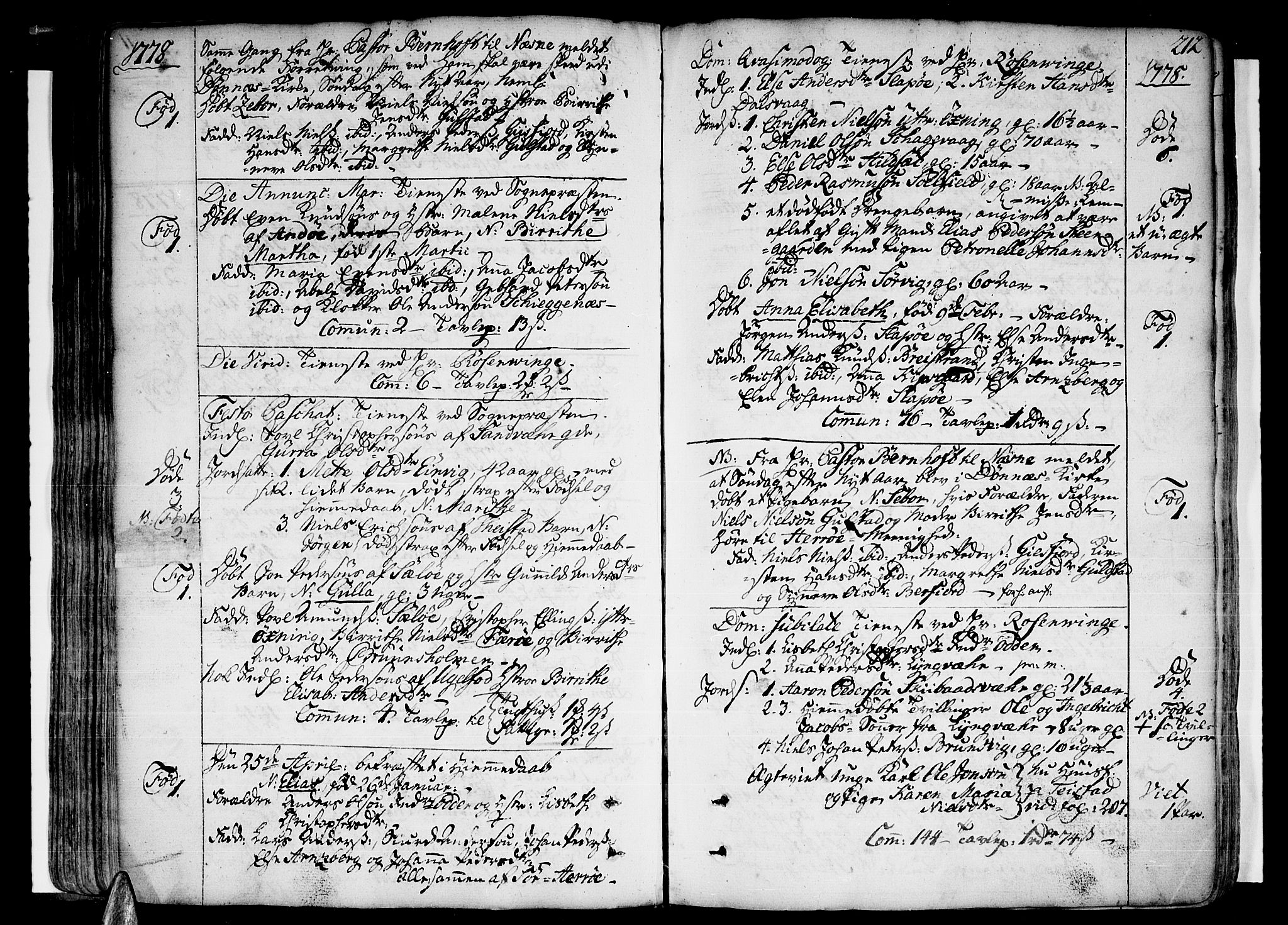 Ministerialprotokoller, klokkerbøker og fødselsregistre - Nordland, SAT/A-1459/830/L0441: Parish register (official) no. 830A07 /3, 1776-1800, p. 212