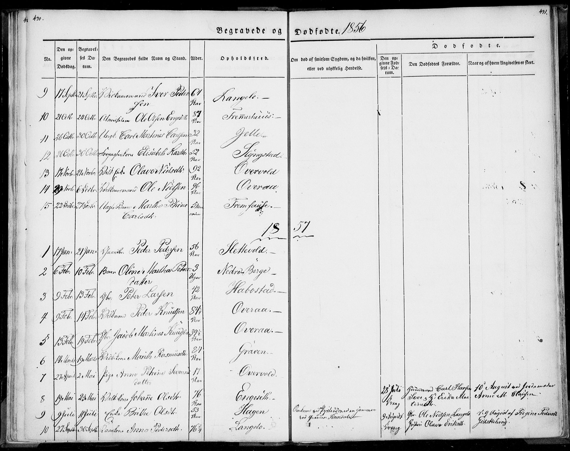 Ministerialprotokoller, klokkerbøker og fødselsregistre - Møre og Romsdal, AV/SAT-A-1454/520/L0277: Parish register (official) no. 520A07, 1843-1861, p. 430-431