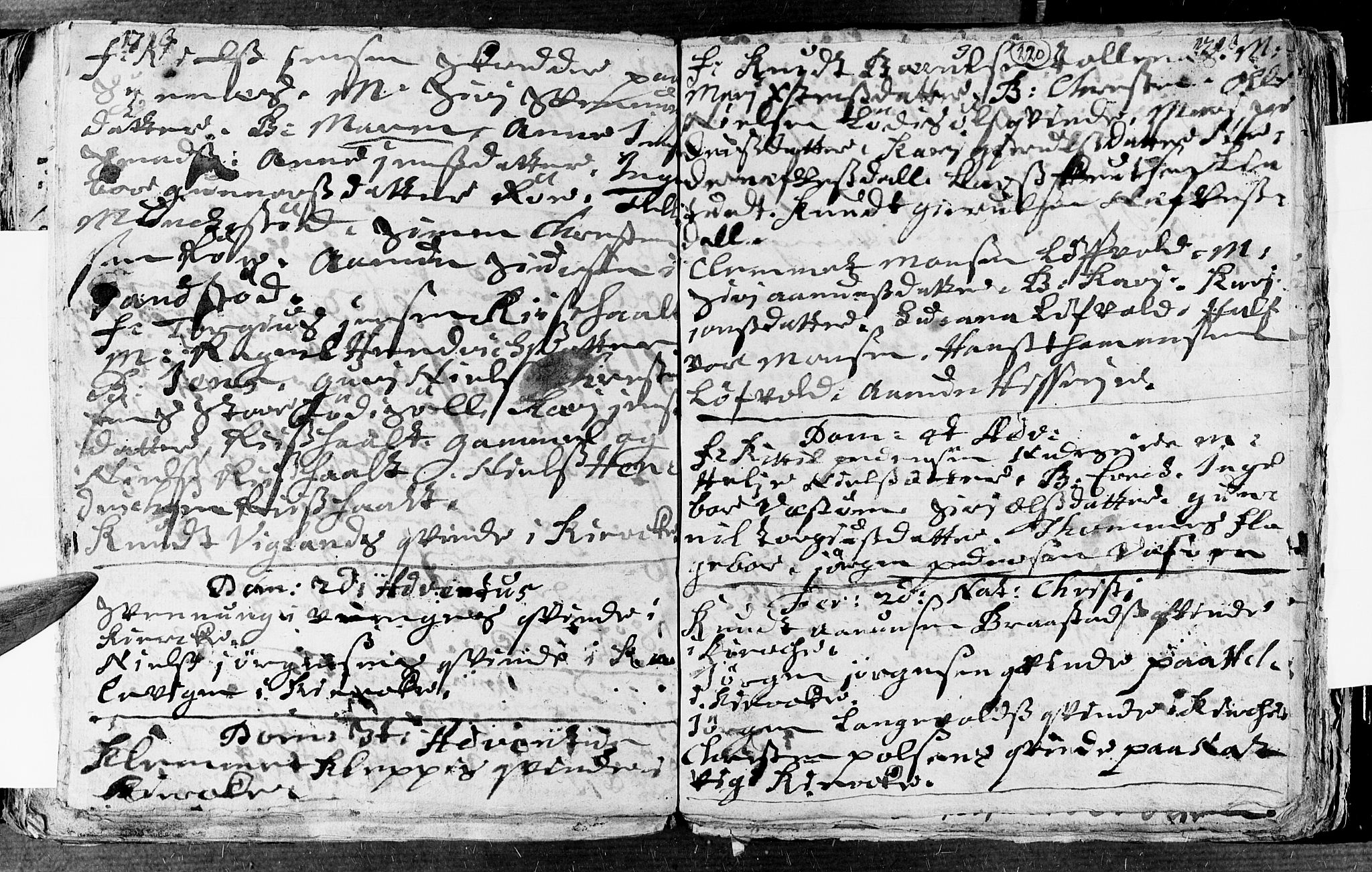 Øyestad sokneprestkontor, AV/SAK-1111-0049/F/Fa/L0002: Parish register (official) no. A 2, 1692-1722, p. 220