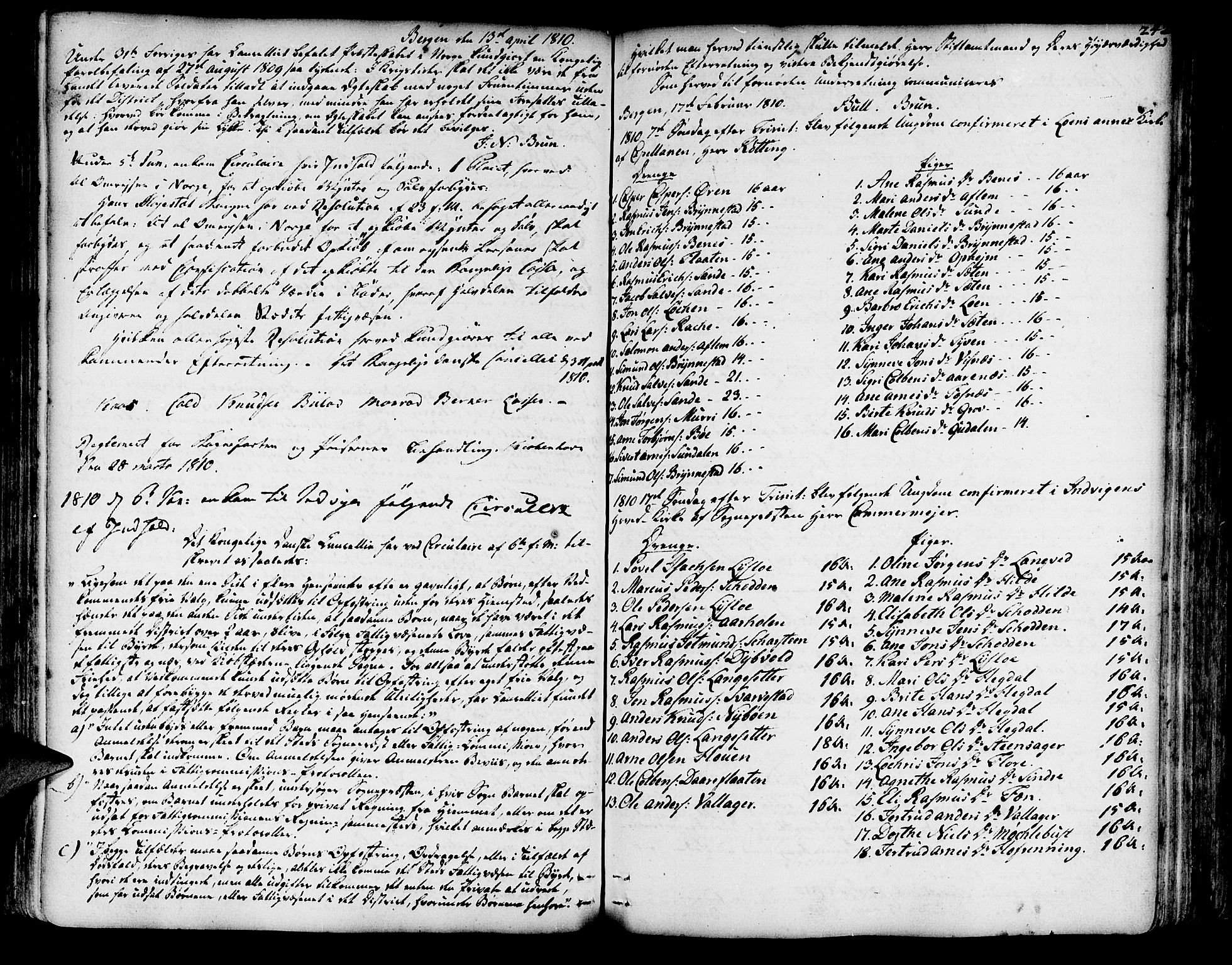 Innvik sokneprestembete, SAB/A-80501: Other parish register no. I.2.A, 1750-1835, p. 242