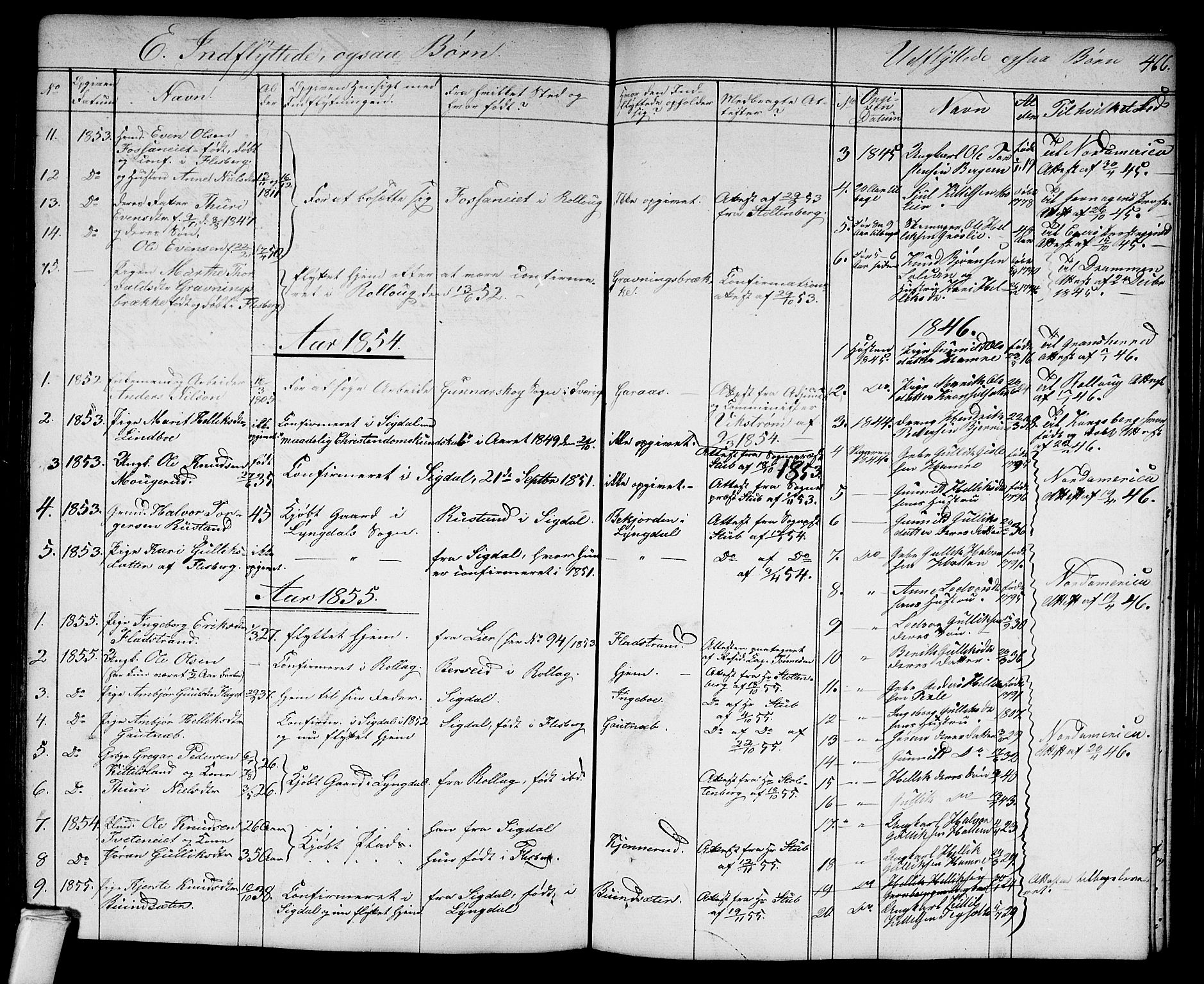 Flesberg kirkebøker, SAKO/A-18/G/Ga/L0002: Parish register (copy) no. I 2, 1834-1860, p. 466